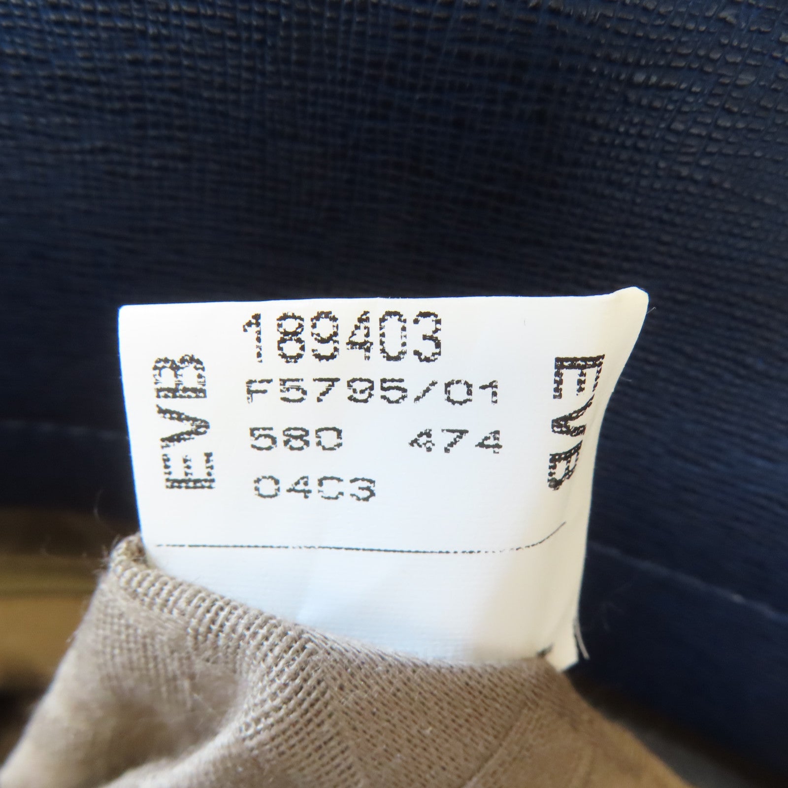 Furla 牛皮皮革2 Way Shoulder Bag銀扣手挽肩背兩用袋藍色