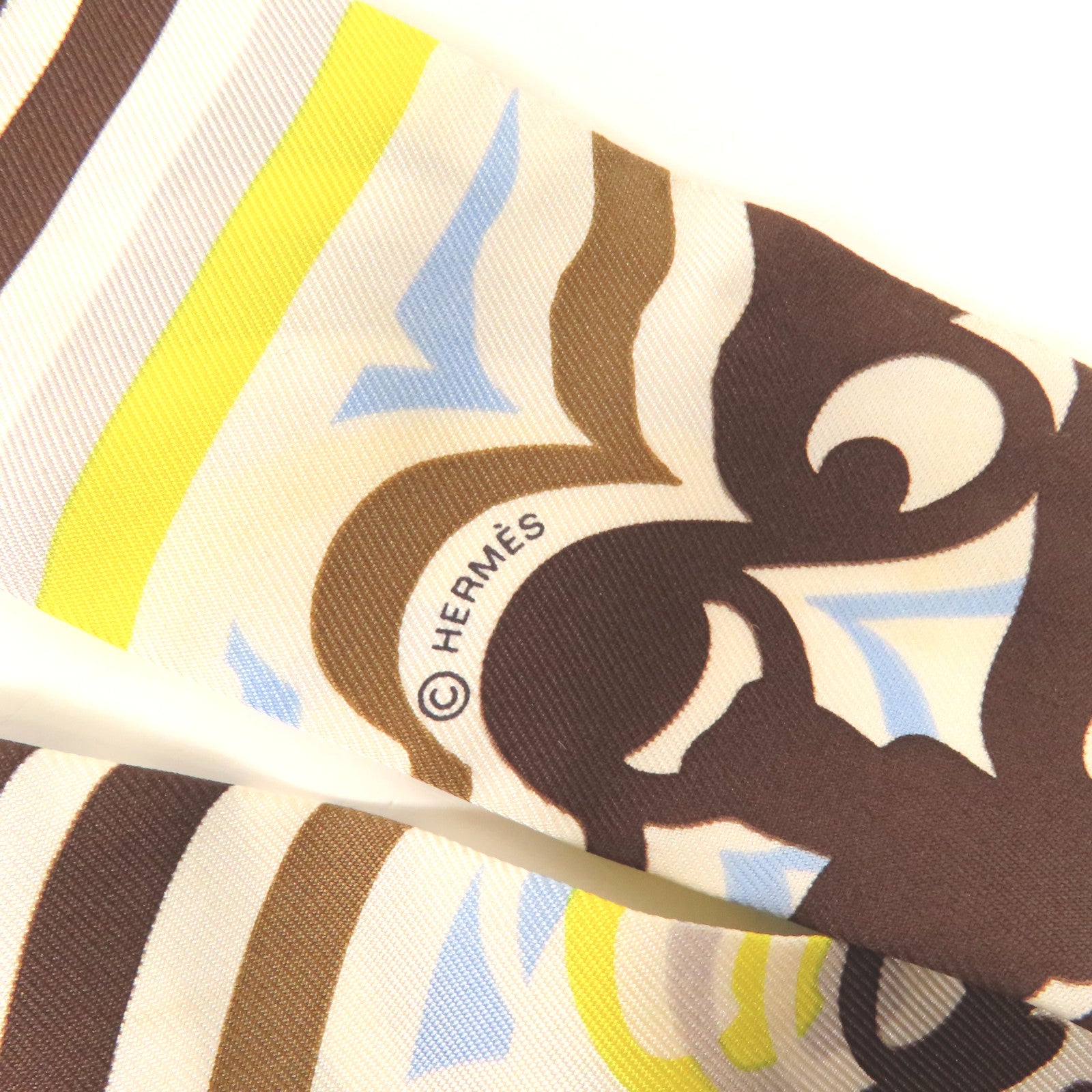 HERMES 絲質Twilly絲巾