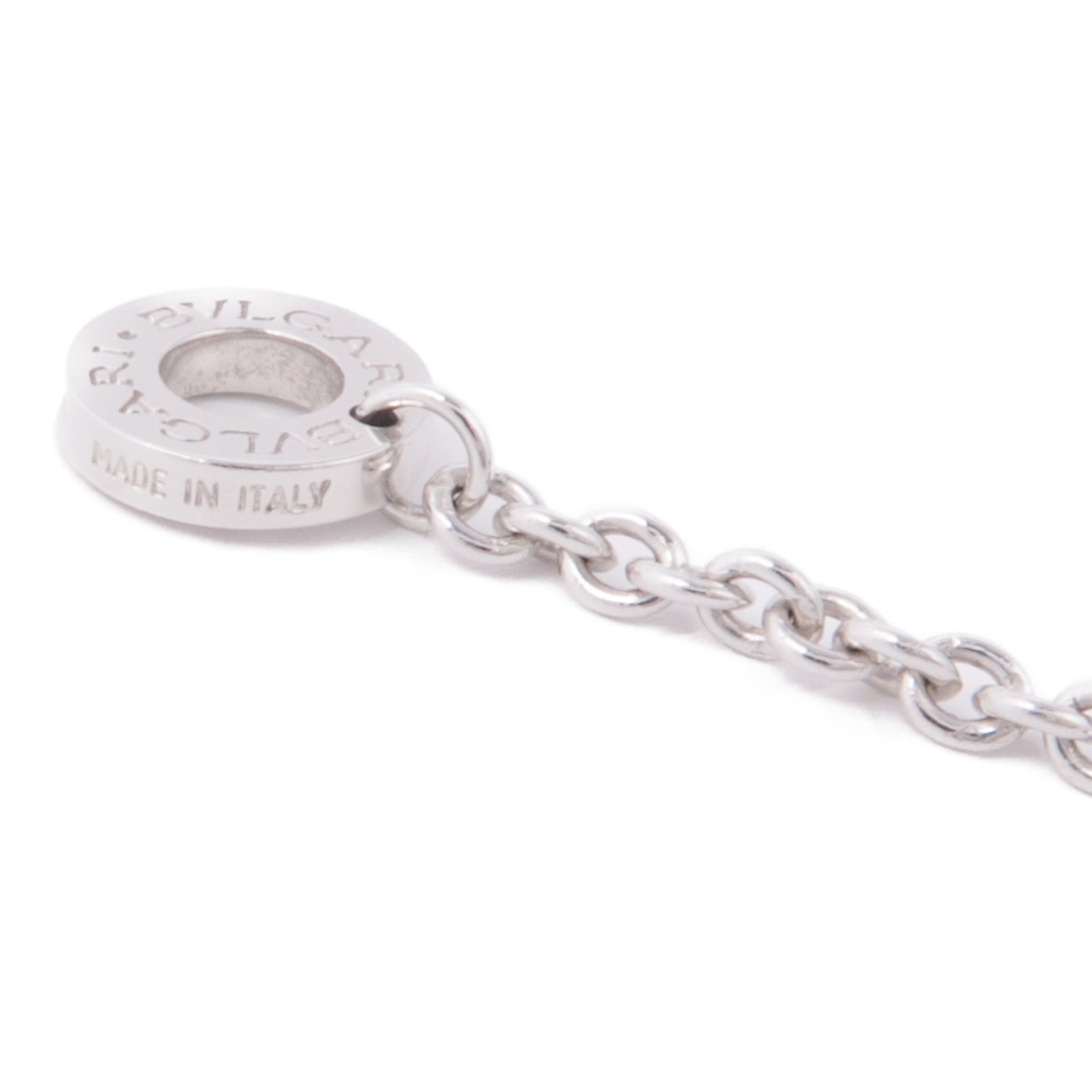 BVLGARI 18K白金B-zero1 Diamond Necklace鑽石項鍊