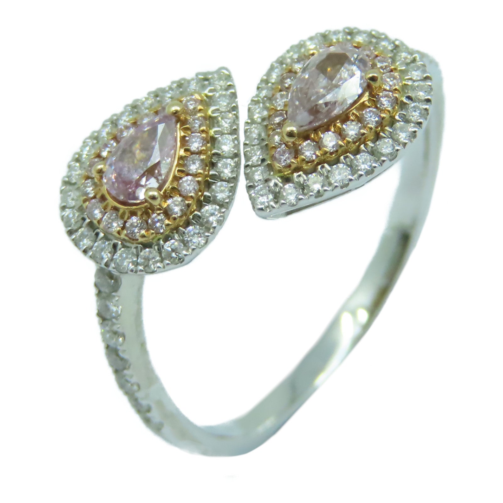 JEWELRY 【激減優惠】18K白金Diamond Ring 0.38ct鑽石戒指US#9