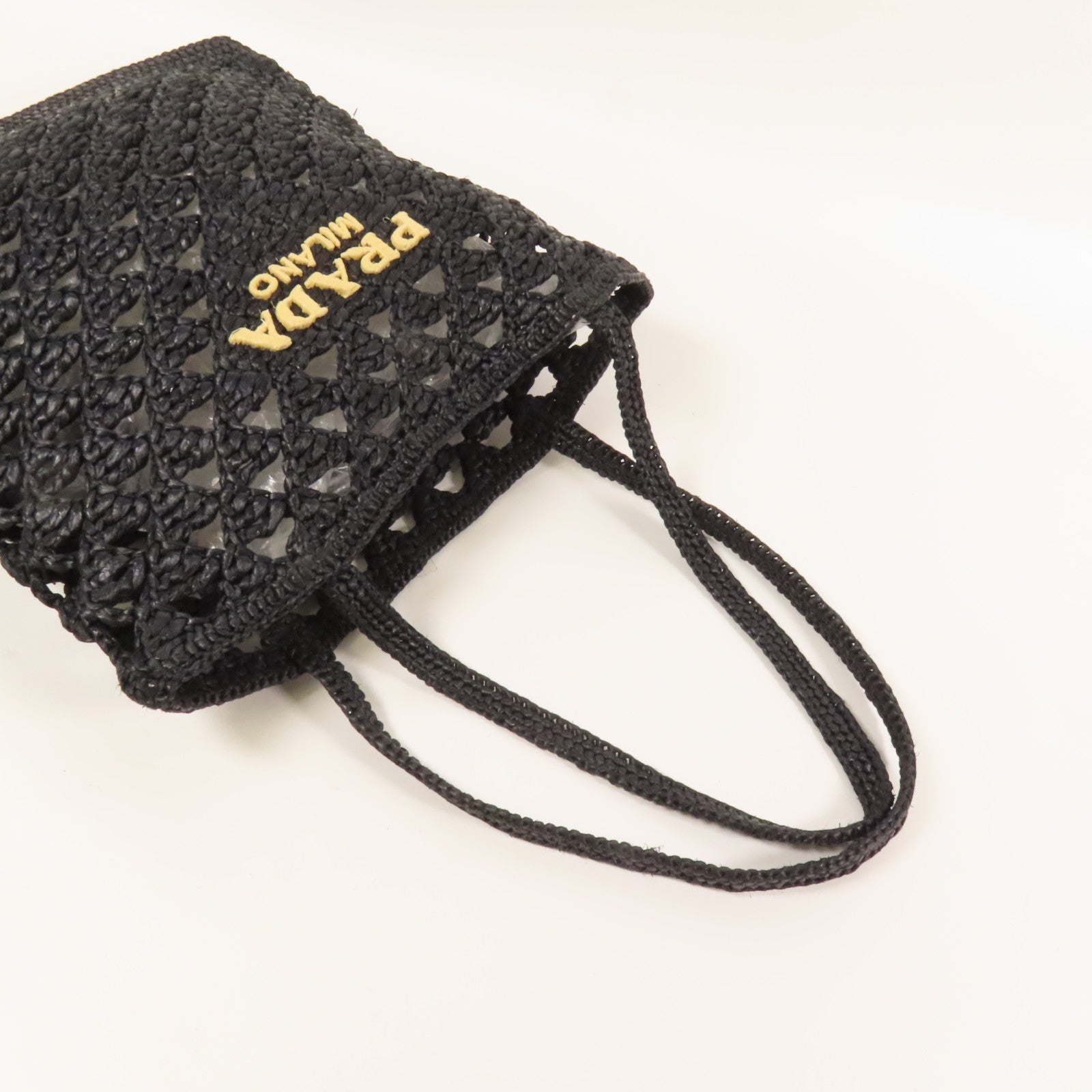 PRADA 藤料Shoulder Bag肩背袋