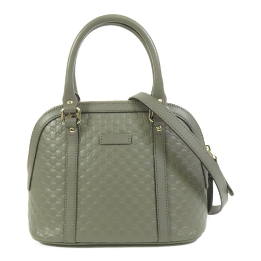 GUCCI 牛皮皮革Microguccissima金扣手挽肩背兩用袋