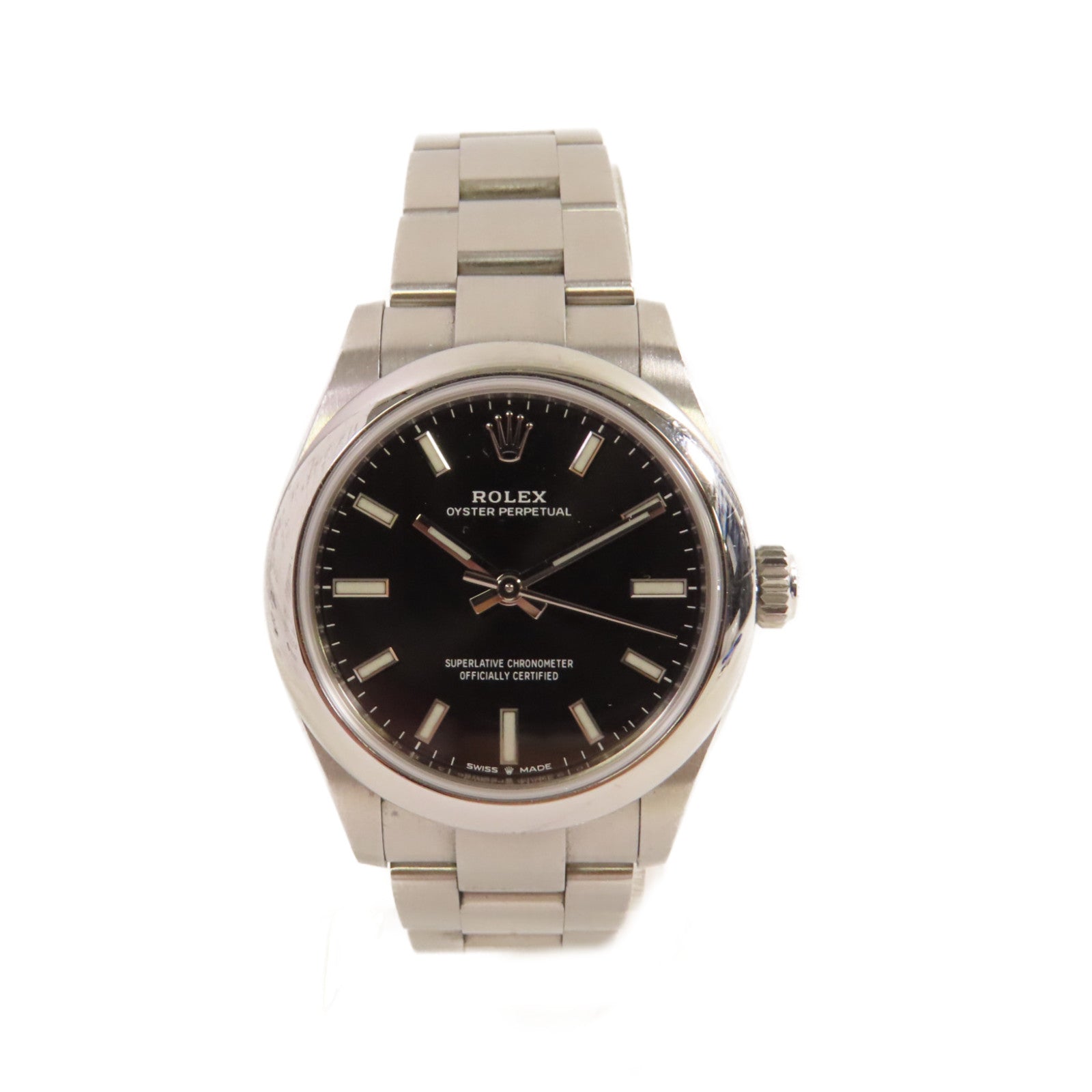 ROLEX Oyster Perpetual 31mm Watch不鏽鋼自動機芯手錶黑色