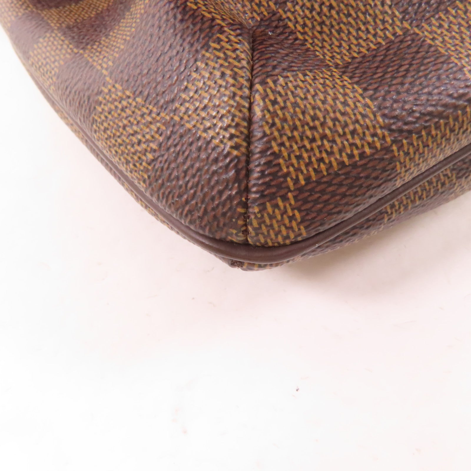 LOUIS VUITTON Damier Musette Tango金扣肩背袋棕色