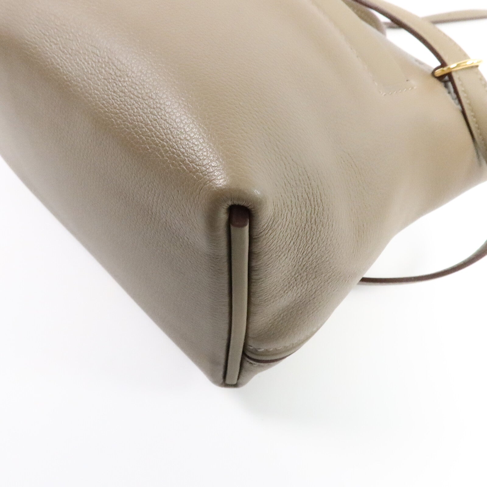 HERMES Evercolor皮革24/24 Mini手挽肩背兩用袋Etoupe