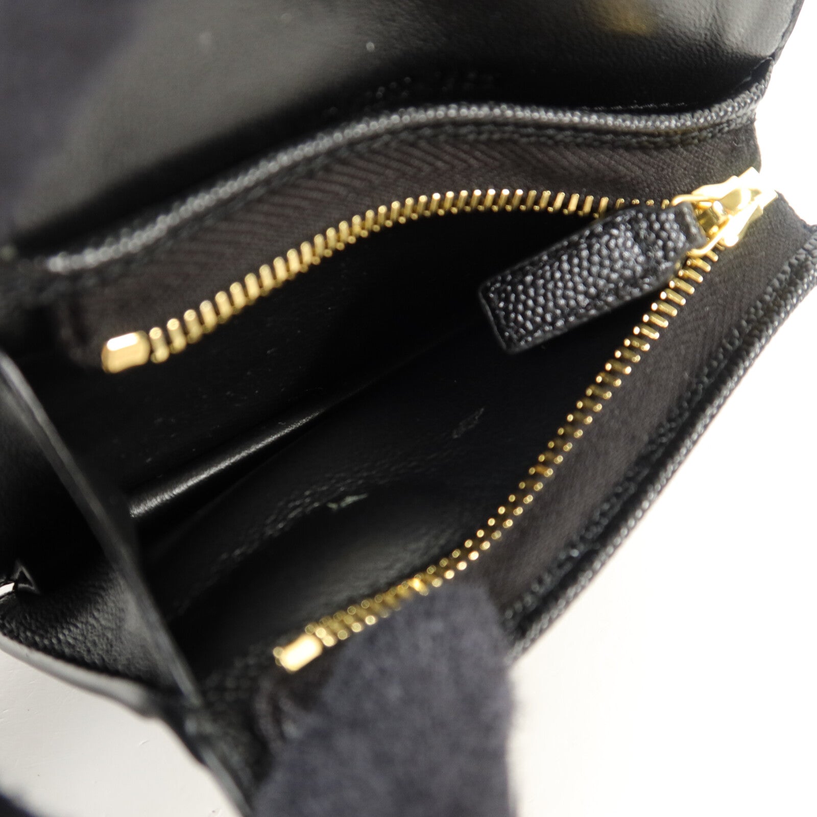 SAINT LAURENT 牛皮皮革Cassandre Matelasse Flap Card Case錢包