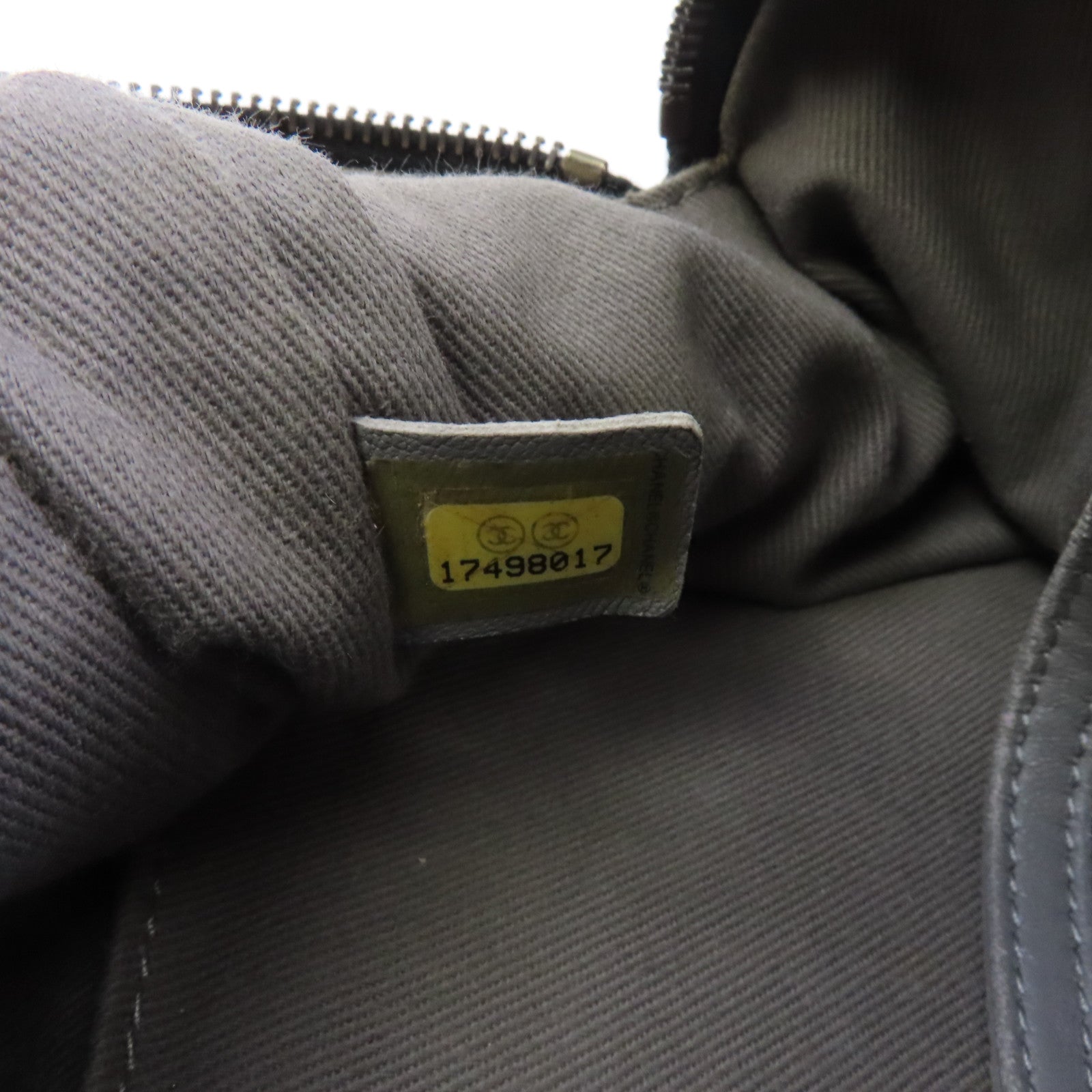 CHANEL 菱格牛皮皮革Chain Shoulder Bag銀扣鏈帶肩背袋黑色