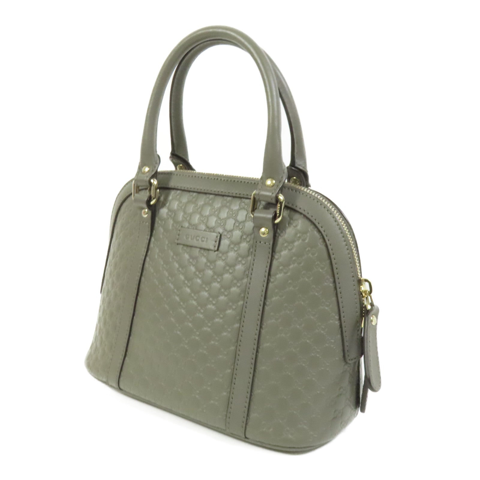 GUCCI 牛皮皮革Microguccissima金扣手挽肩背兩用袋