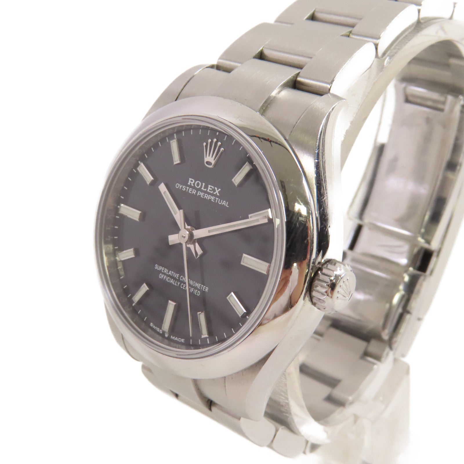 ROLEX Oyster Perpetual 31mm Watch不鏽鋼自動機芯手錶黑色