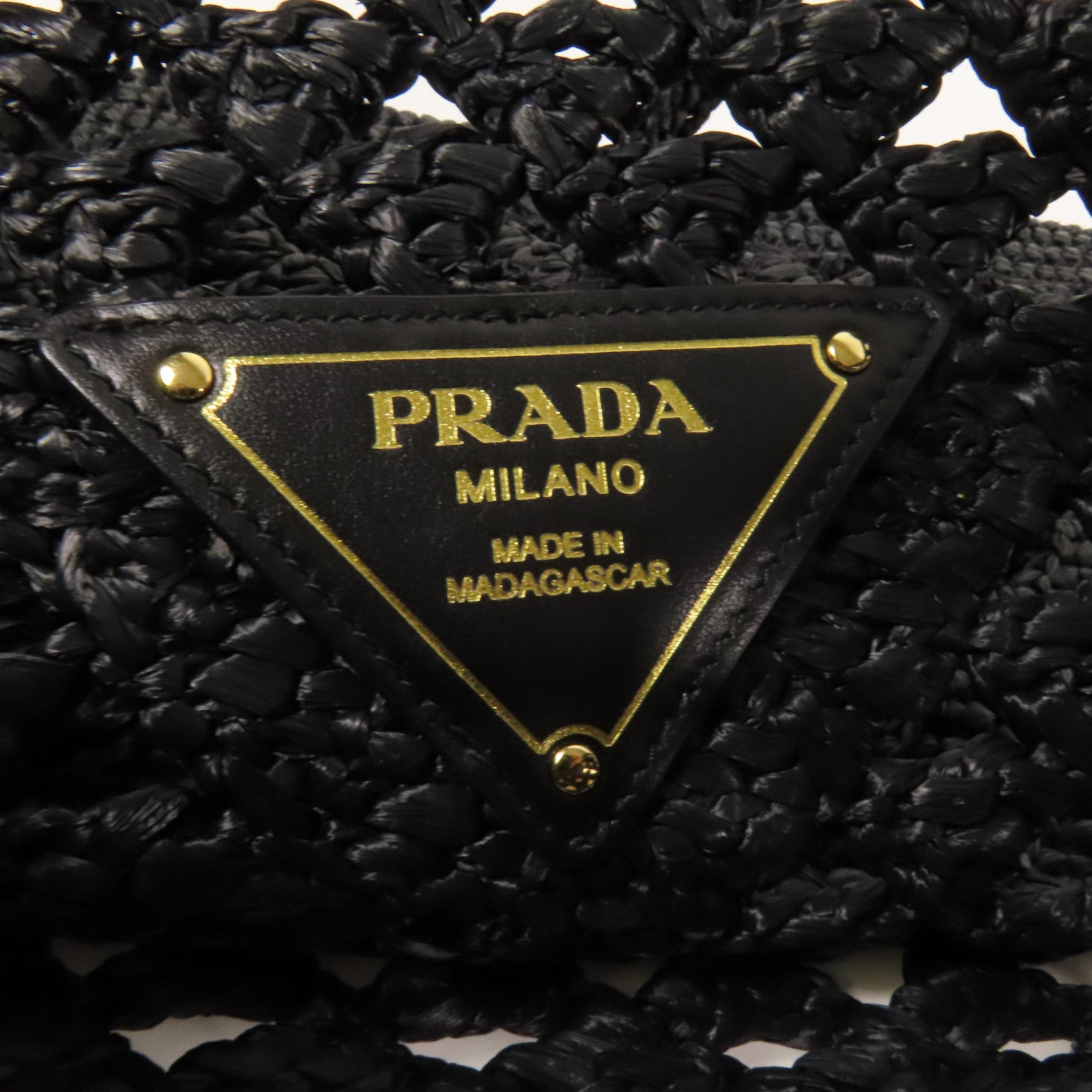 PRADA 藤料Shoulder Bag肩背袋