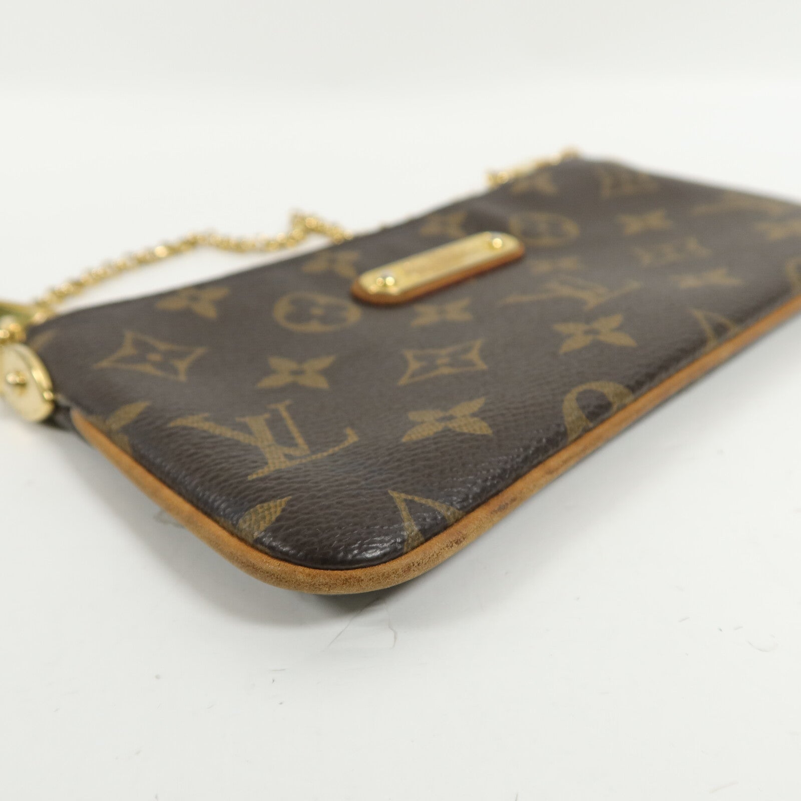 LOUIS VUITTON Monogram Pochette Milla MM 鏈帶肩背袋