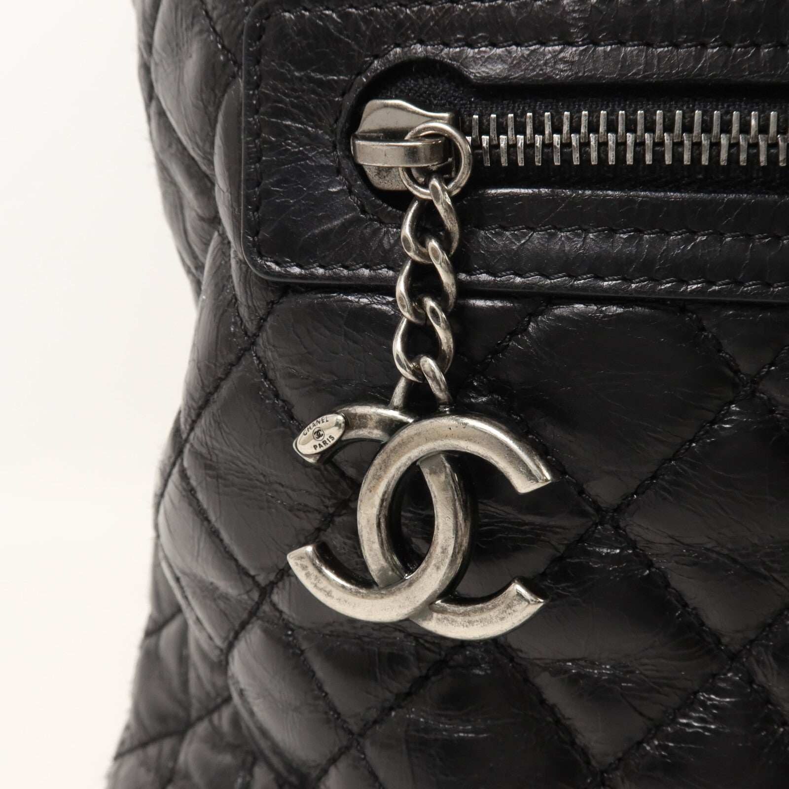 CHANEL 牛皮皮革Mountain Backpack Small鏈帶背包