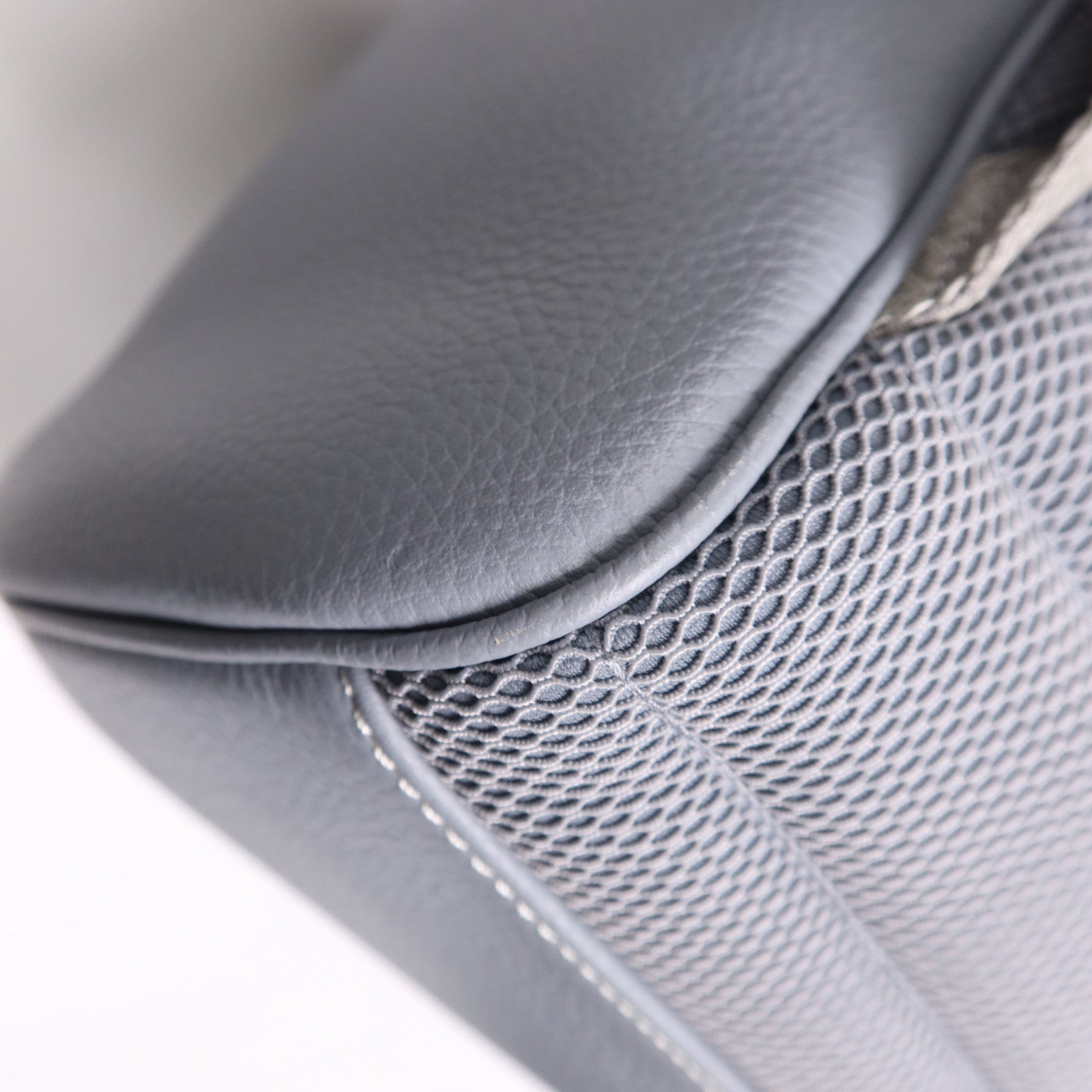 Dior 牛皮皮革Saddle Backpack銀扣背包