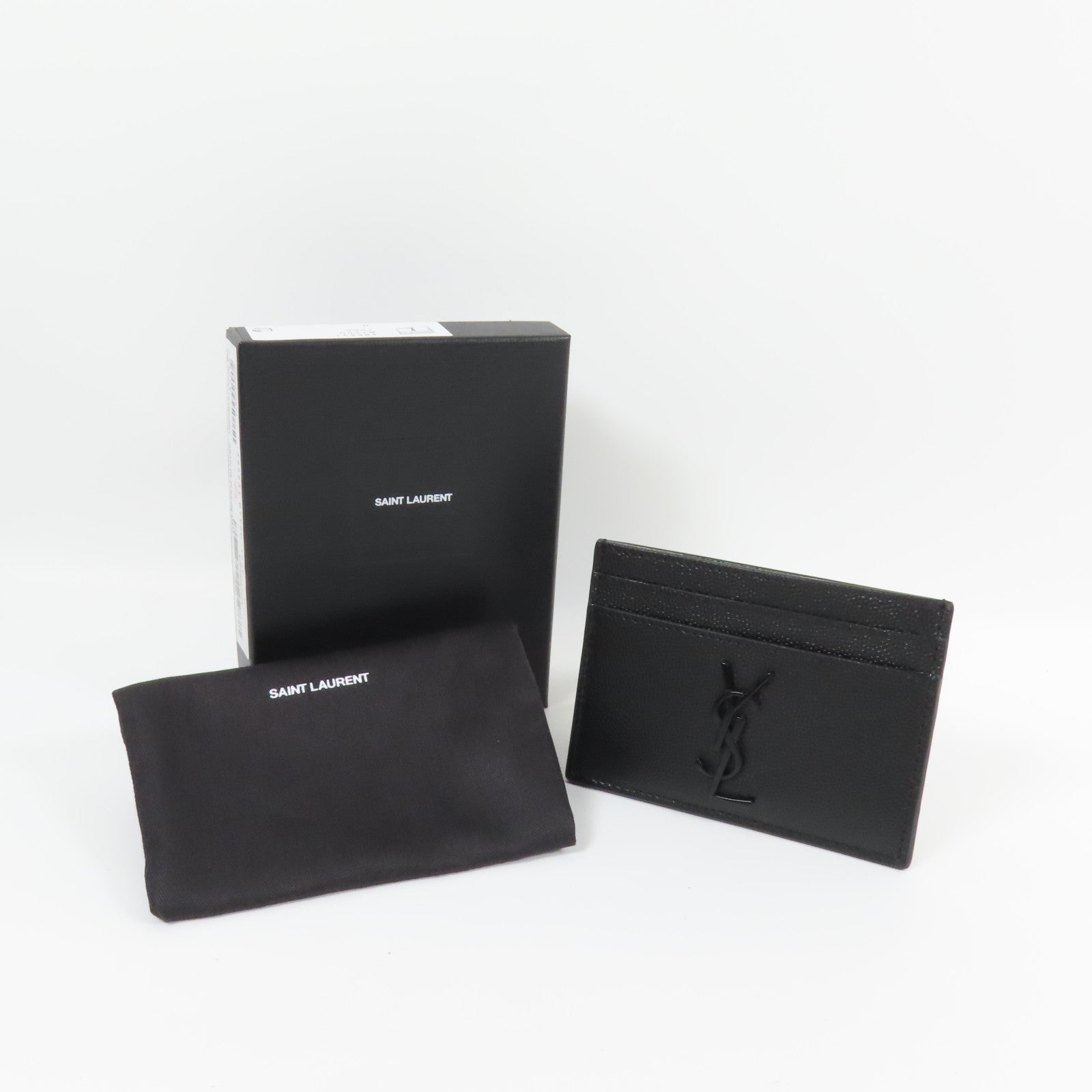 SAINT LAURENT 【激減優惠】牛皮皮革Card Case卡片套