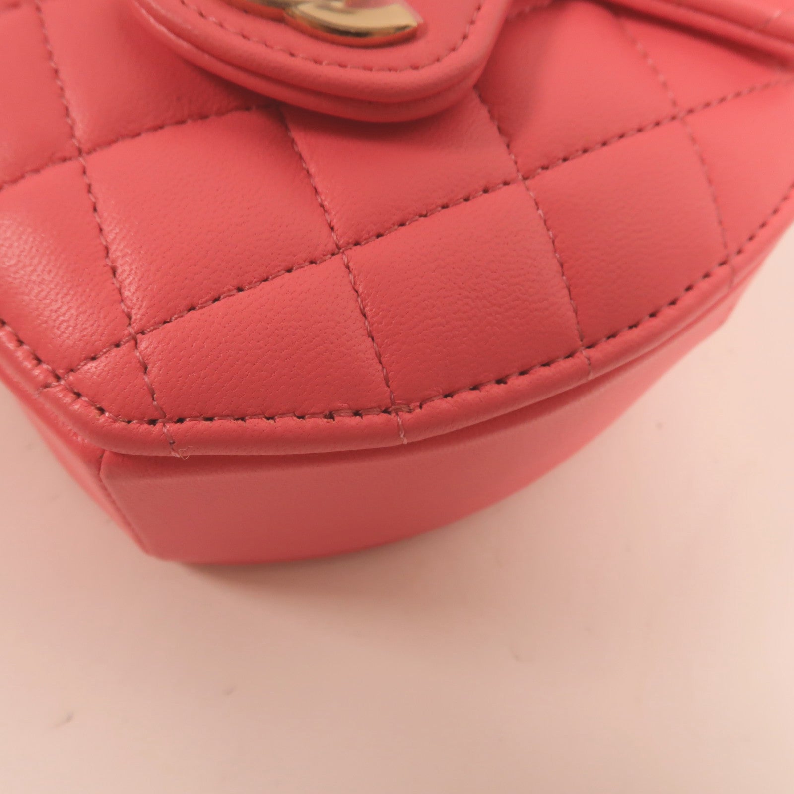 CHANEL 羊皮皮革CC In Love Heart肩背袋