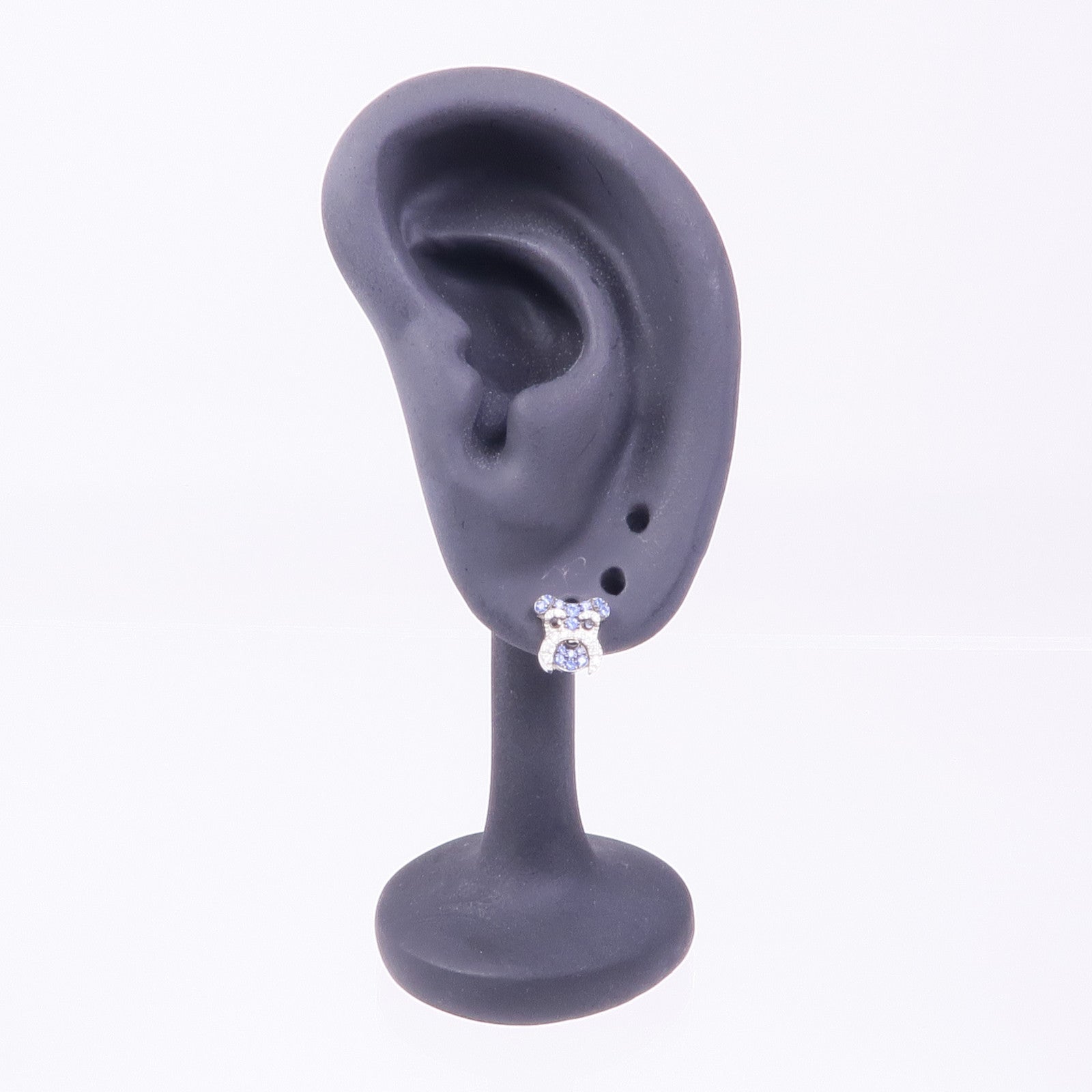 JEWELRY 18K白金Qeelin Diamond Earrings鑽石/藍寶石耳環