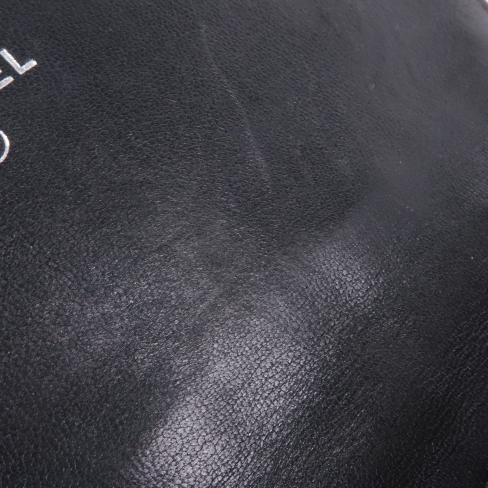 CHANEL 牛皮皮革Vintage Long Wallet銀扣長錢包