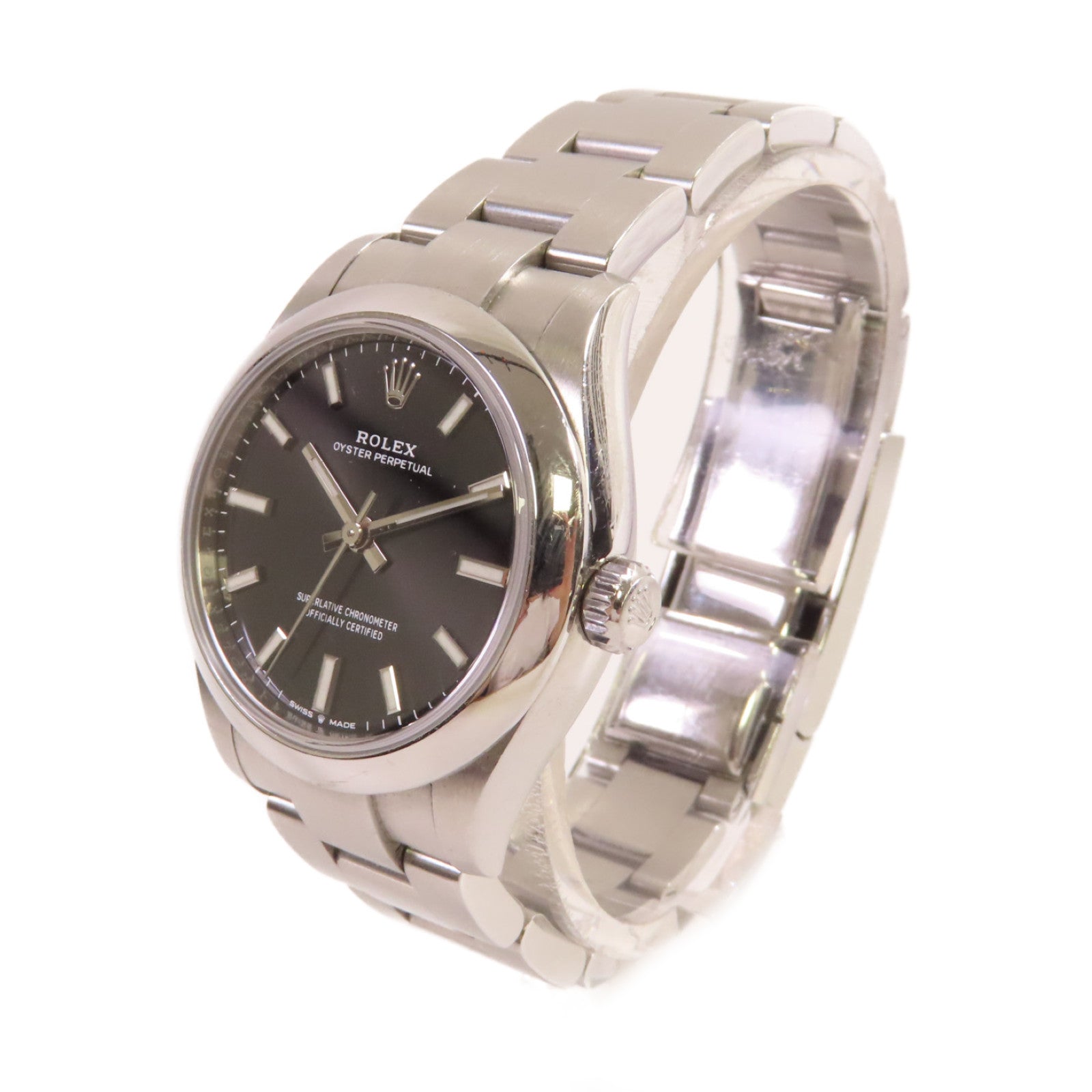 ROLEX Oyster Perpetual 31mm Watch不鏽鋼自動機芯手錶黑色