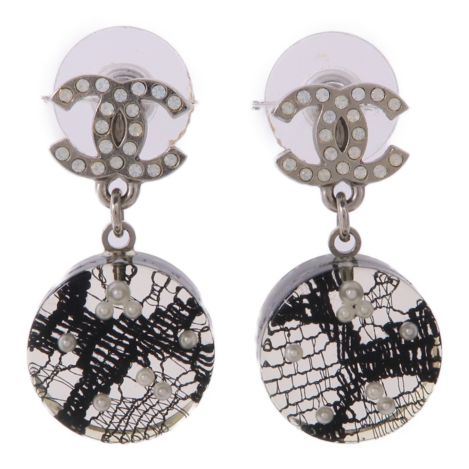 CHANEL PVC/金屬Earrings耳環