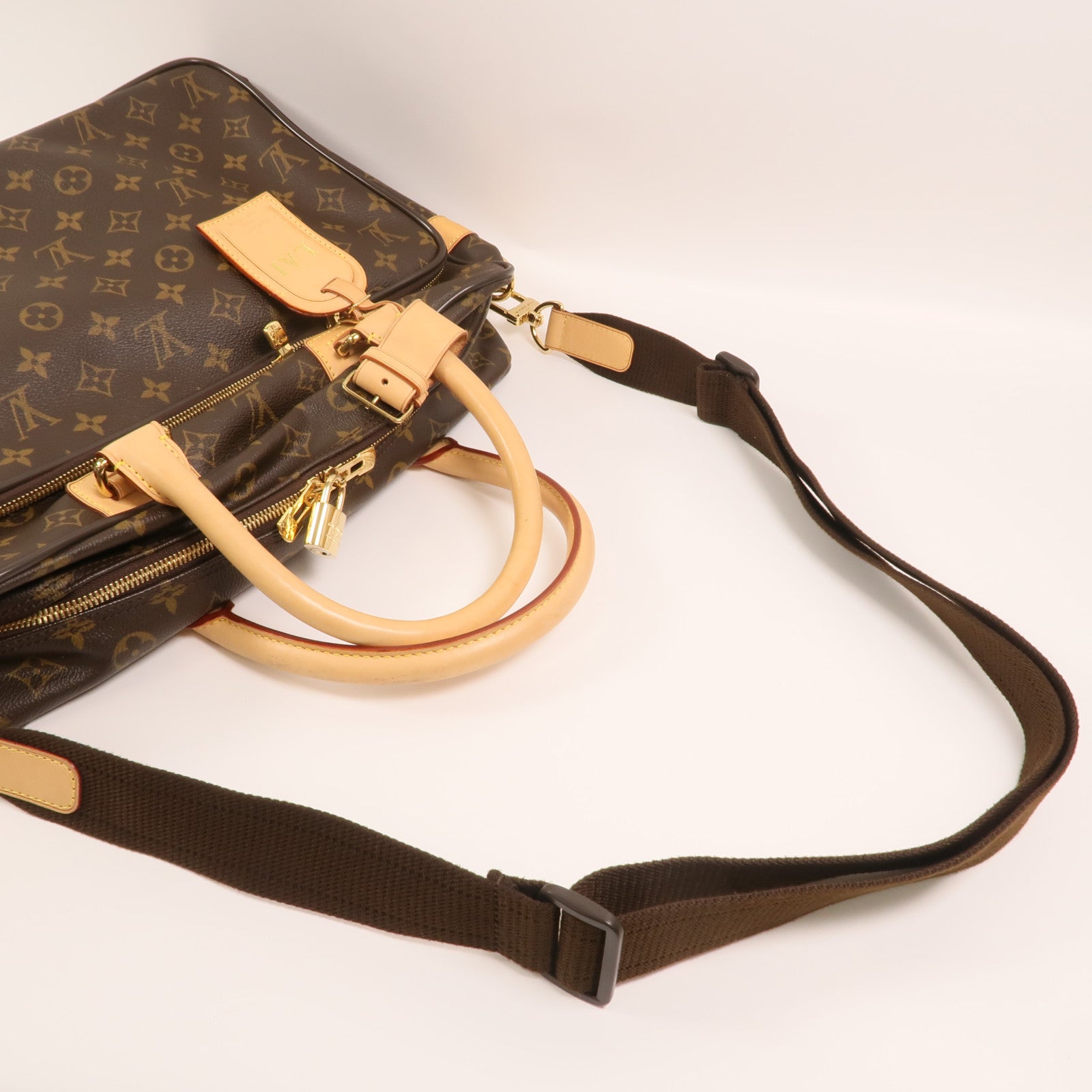 LOUIS VUITTON Monogram Icare金扣手挽肩背兩用袋