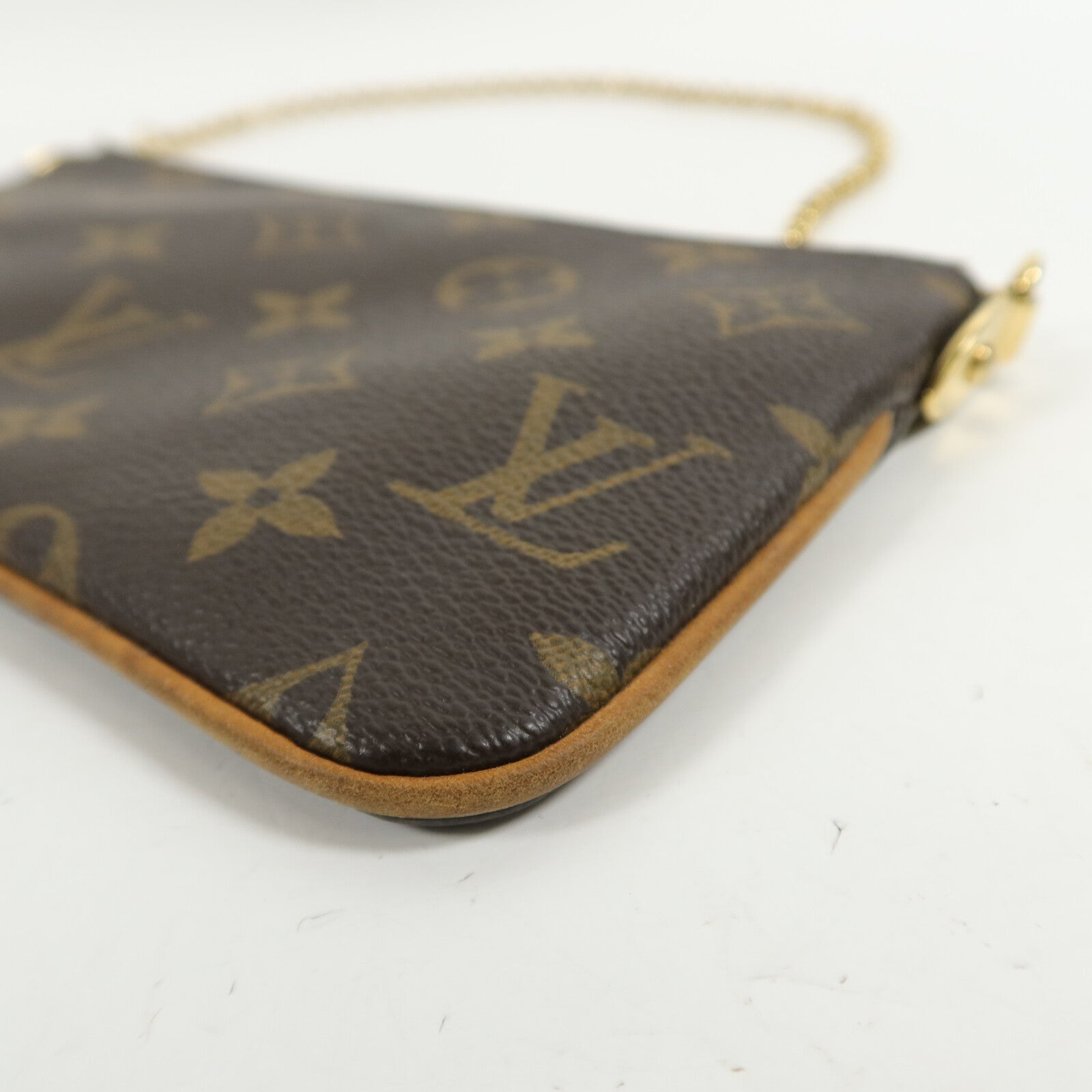 LOUIS VUITTON Monogram Pochette Milla MM 鏈帶肩背袋