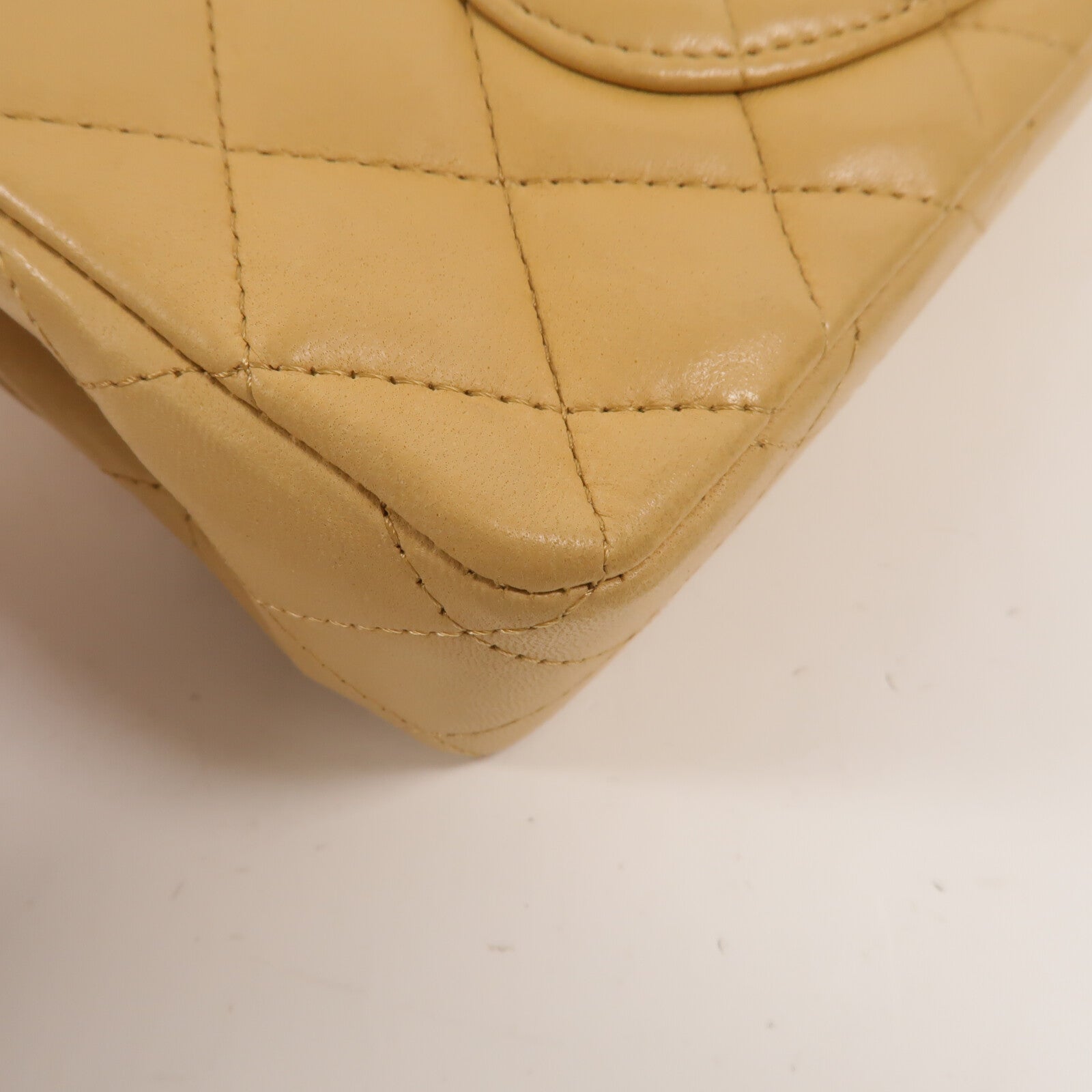 CHANEL 羊皮皮革Chain Shoulder金扣鏈帶肩背袋