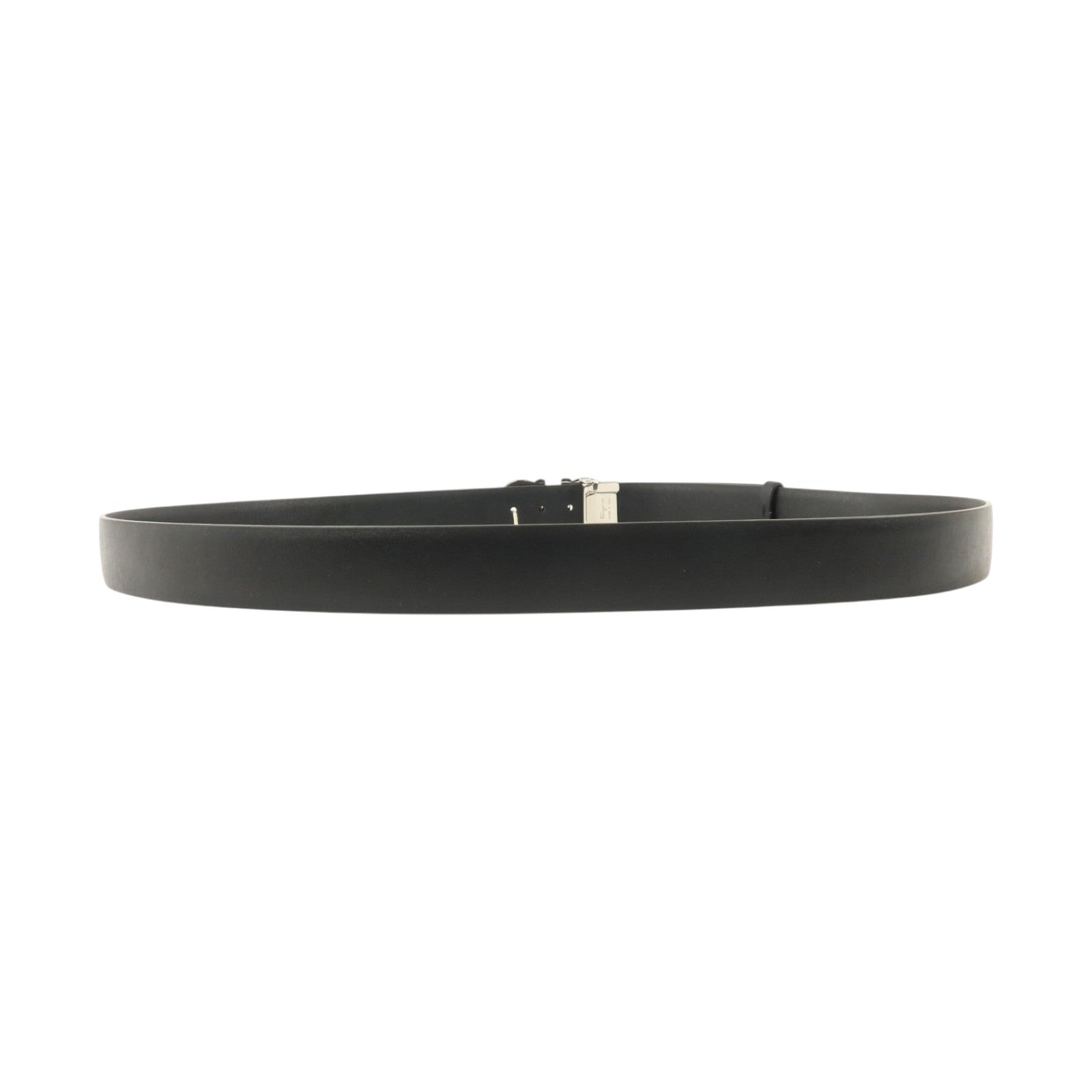 SELECTION 牛皮皮革Ferragamo Belt 100cm銀扣皮帶