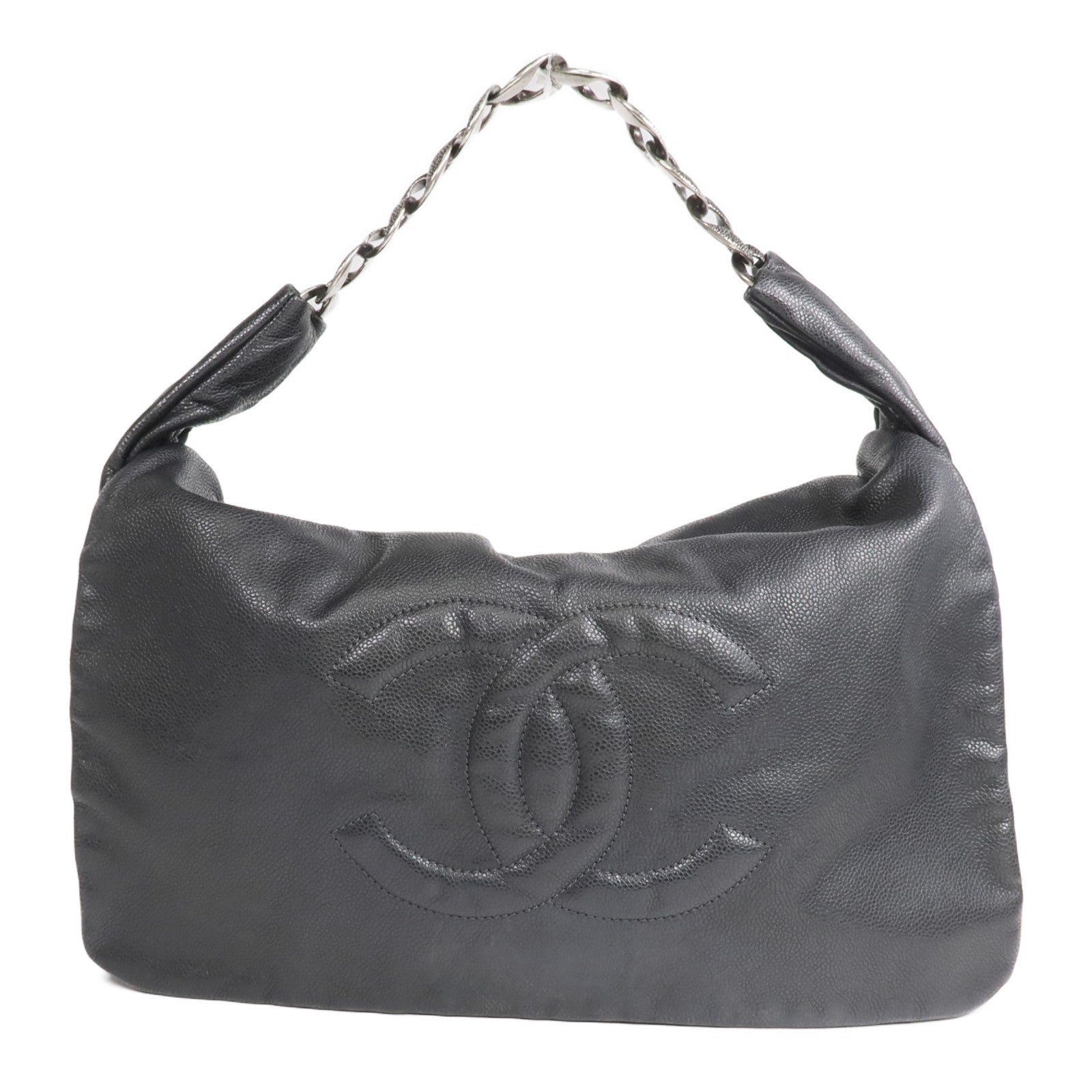 CHANEL 牛皮皮革Chain Shoulder鏈帶肩背袋