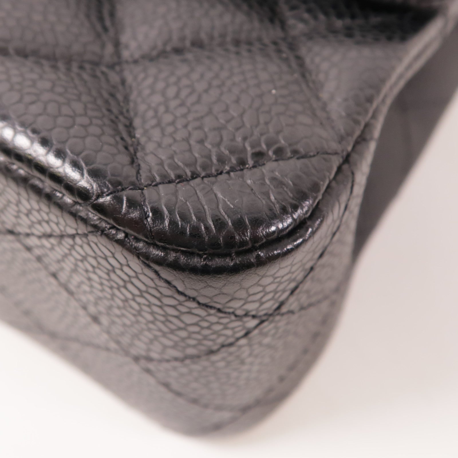 CHANEL 牛皮皮革Classic 25銀扣鏈帶肩背袋