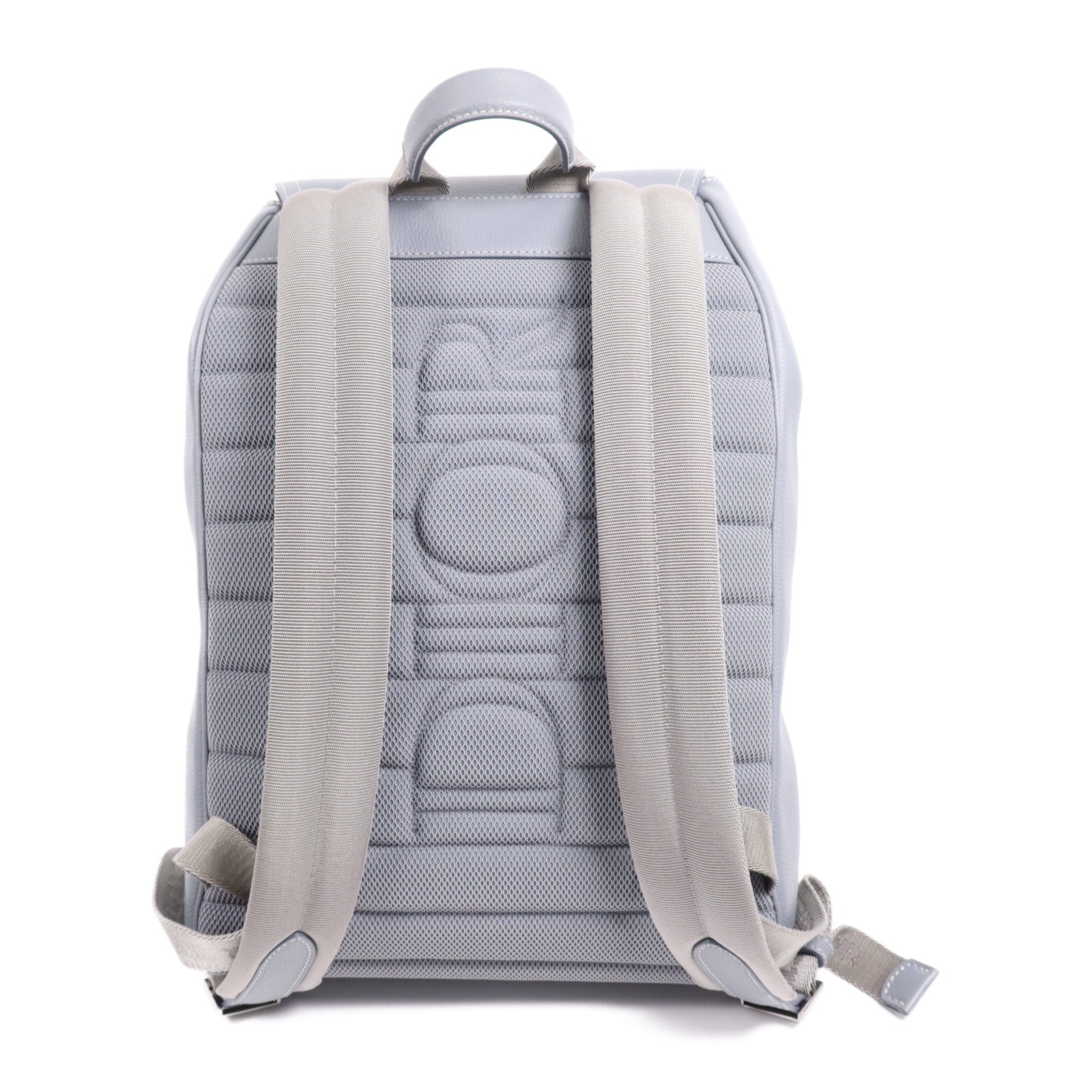 Dior 牛皮皮革Saddle Backpack銀扣背包