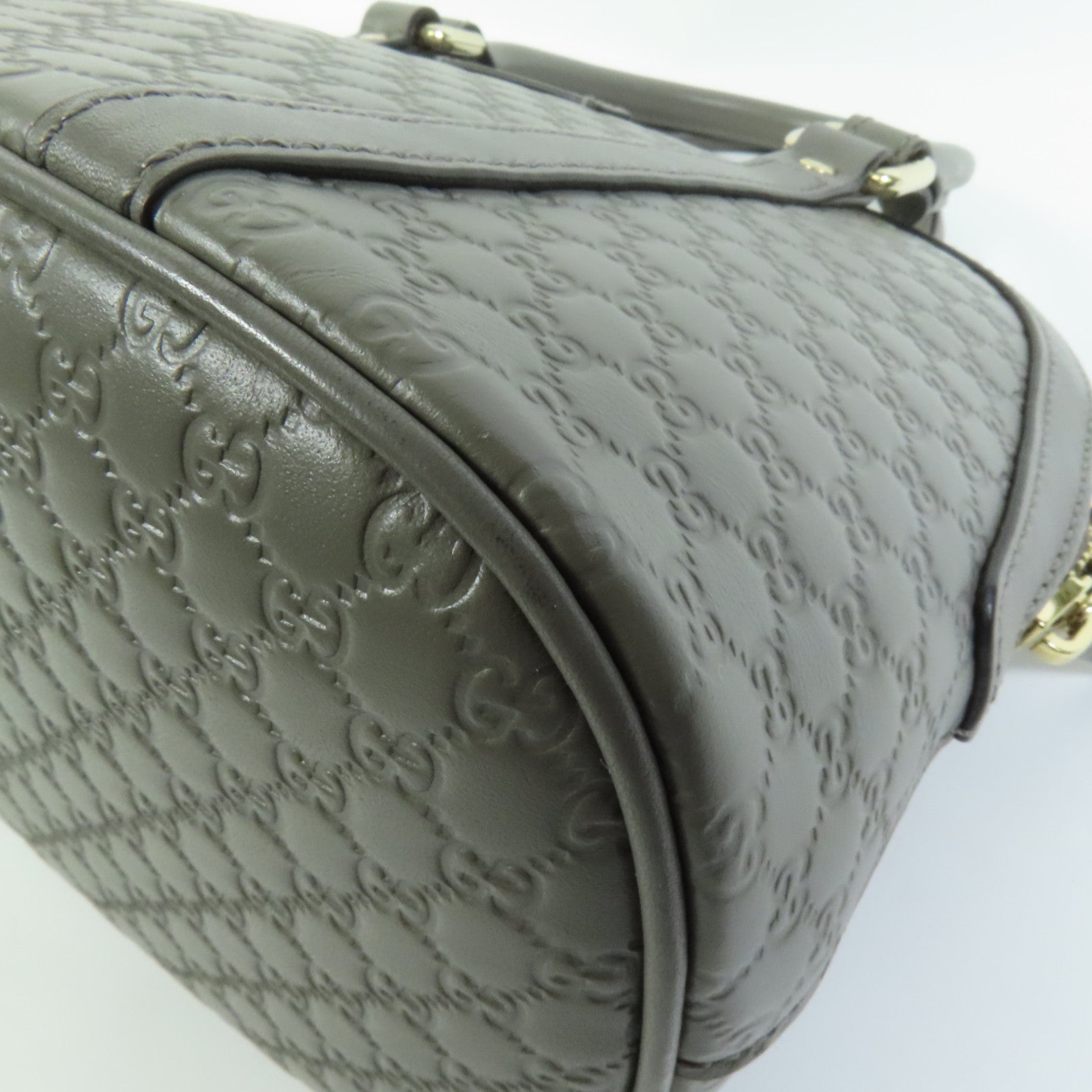 GUCCI 牛皮皮革Microguccissima金扣手挽肩背兩用袋