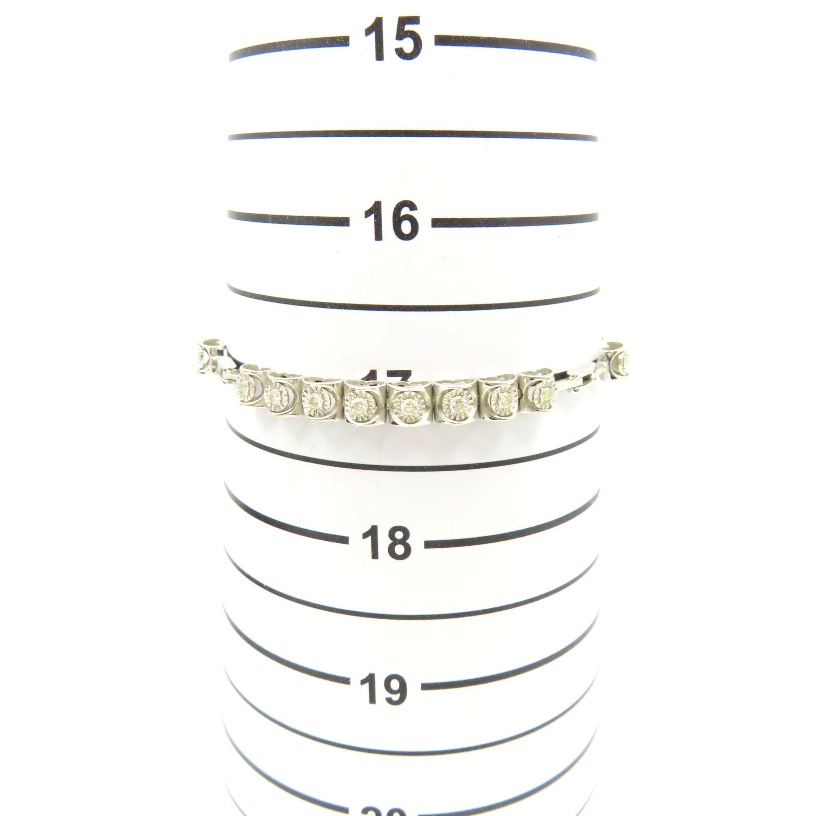 JEWELRY 【激減優惠】18K白金/0.302ct鑽石Diamond Bracelet手鏈