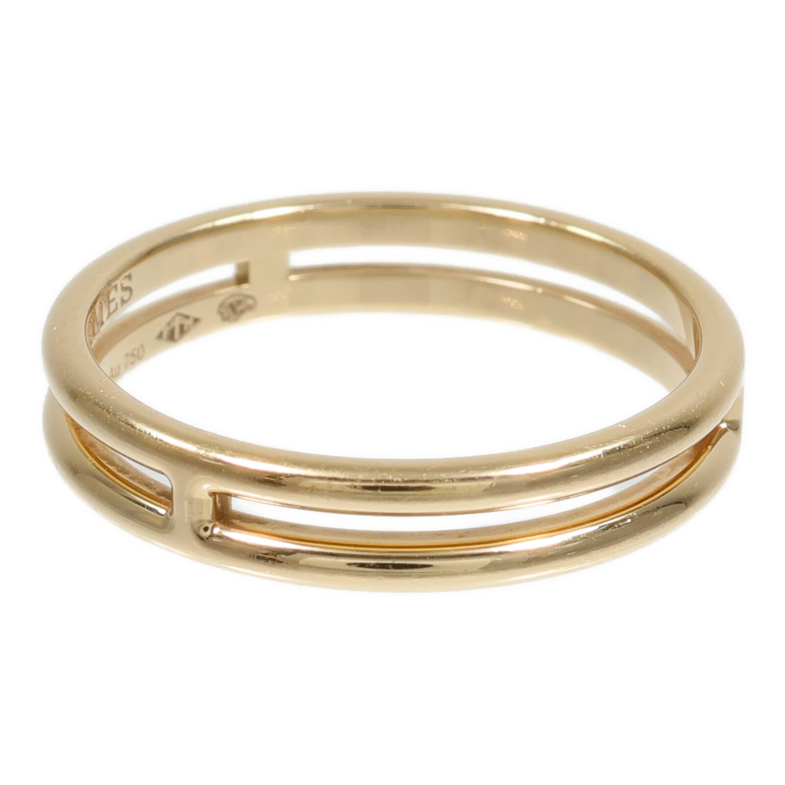 HERMES 18K玫瑰金Ariane Wedding Band戒指