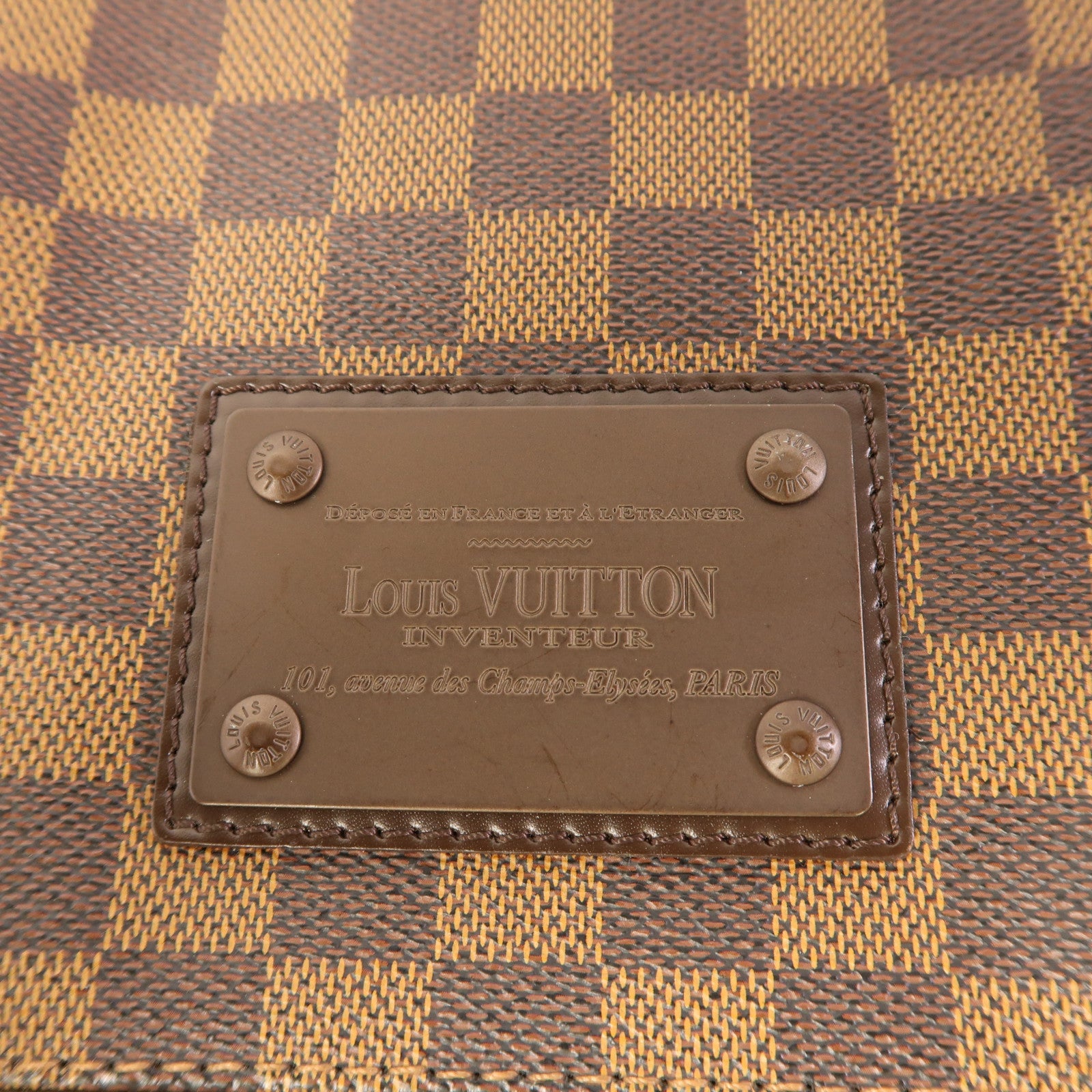 LOUIS VUITTON Damier Brooklyn MM肩背袋