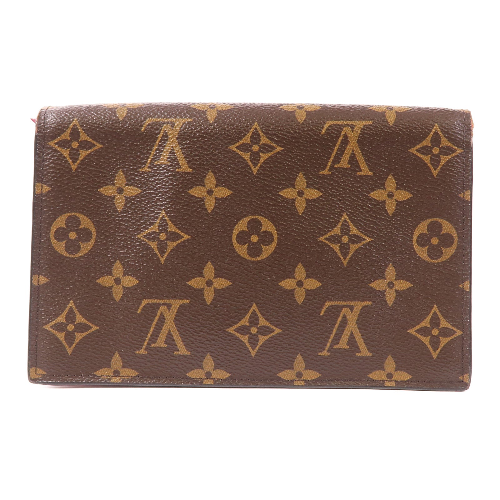 LOUIS VUITTON LV GHW Portefeuille Flore Chain Shoulder Bag M69578 Monogram Brown