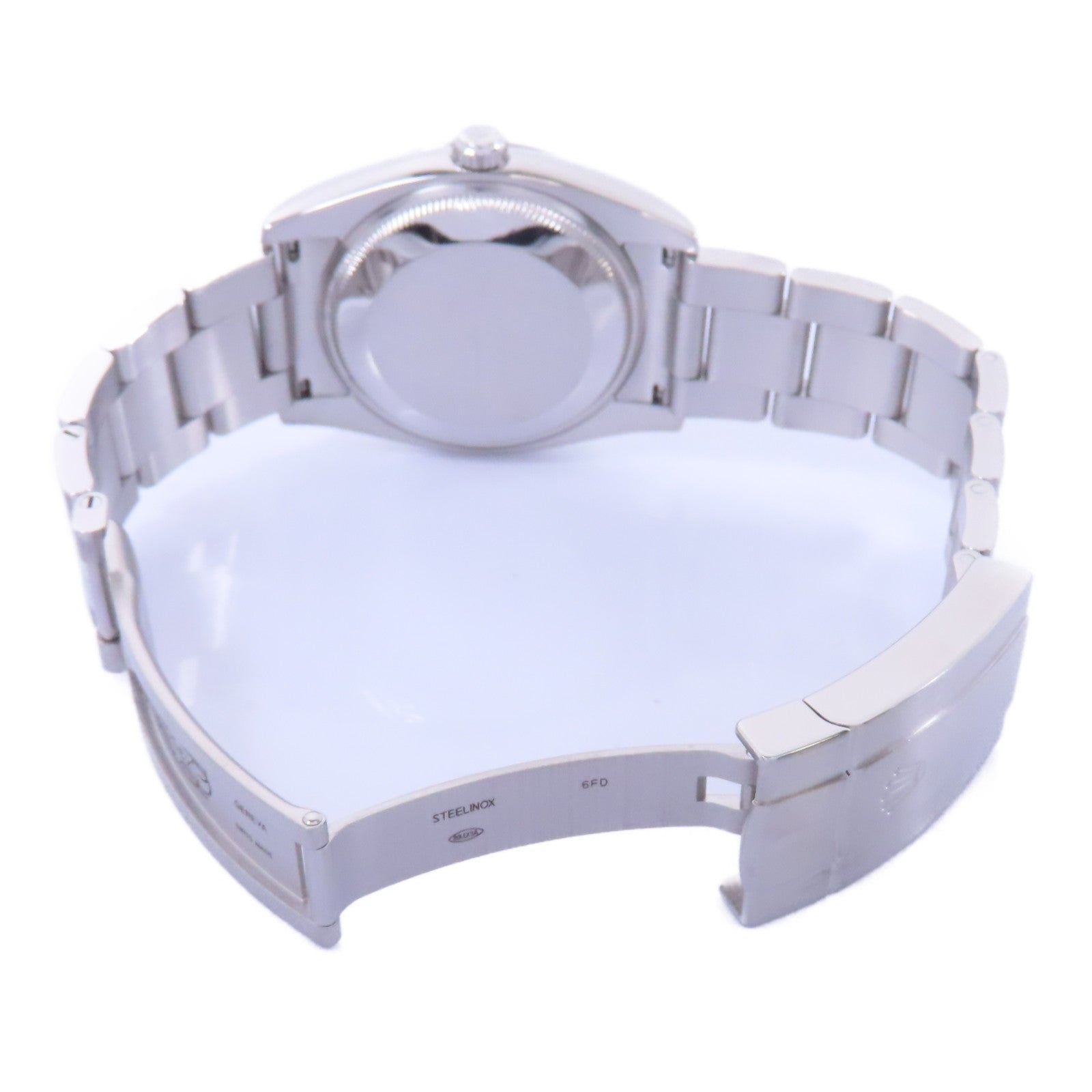 ROLEX Air King不鏽鋼手錶自動機芯銀色
