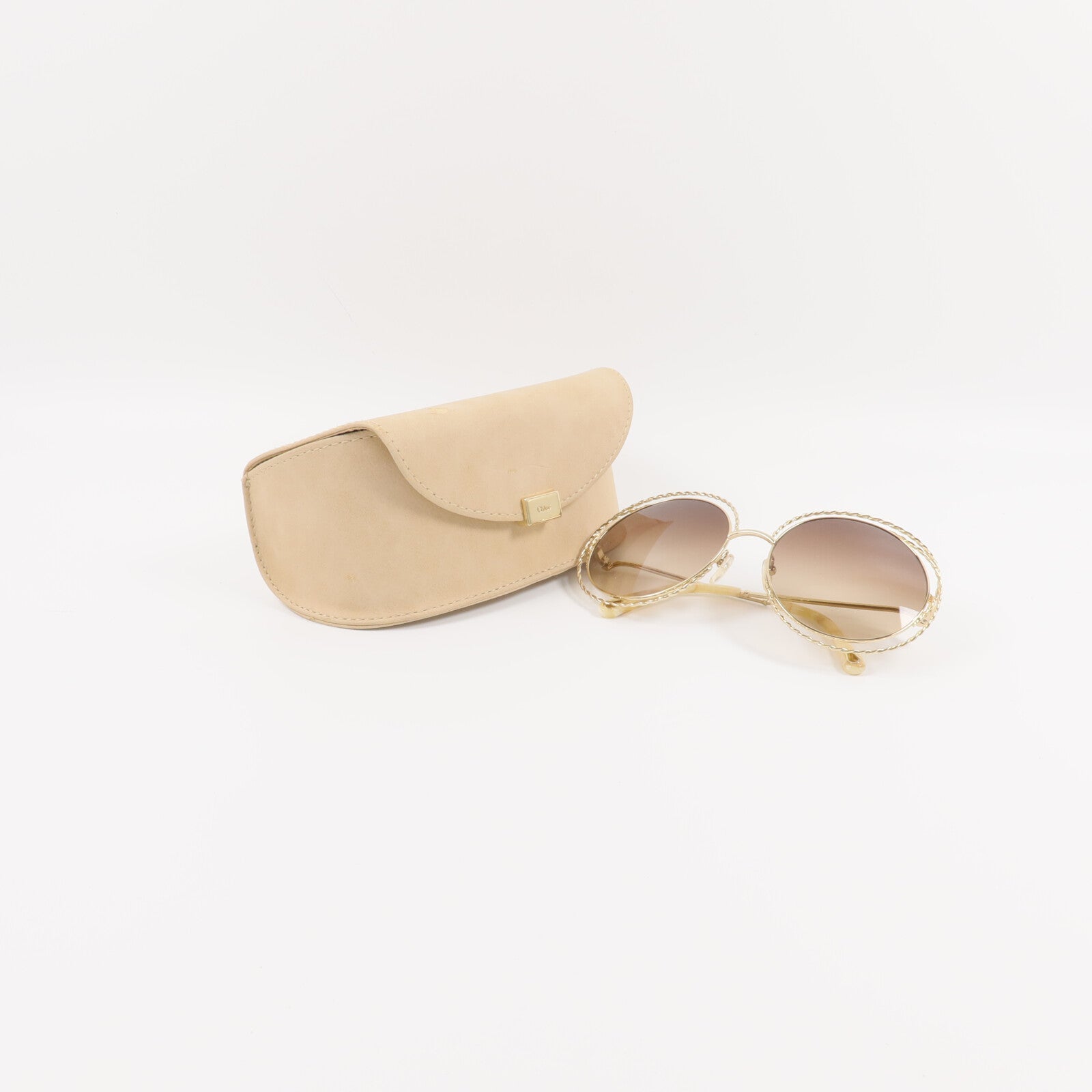 Chloe 金屬Carlina Twist Sunglasses太陽眼鏡
