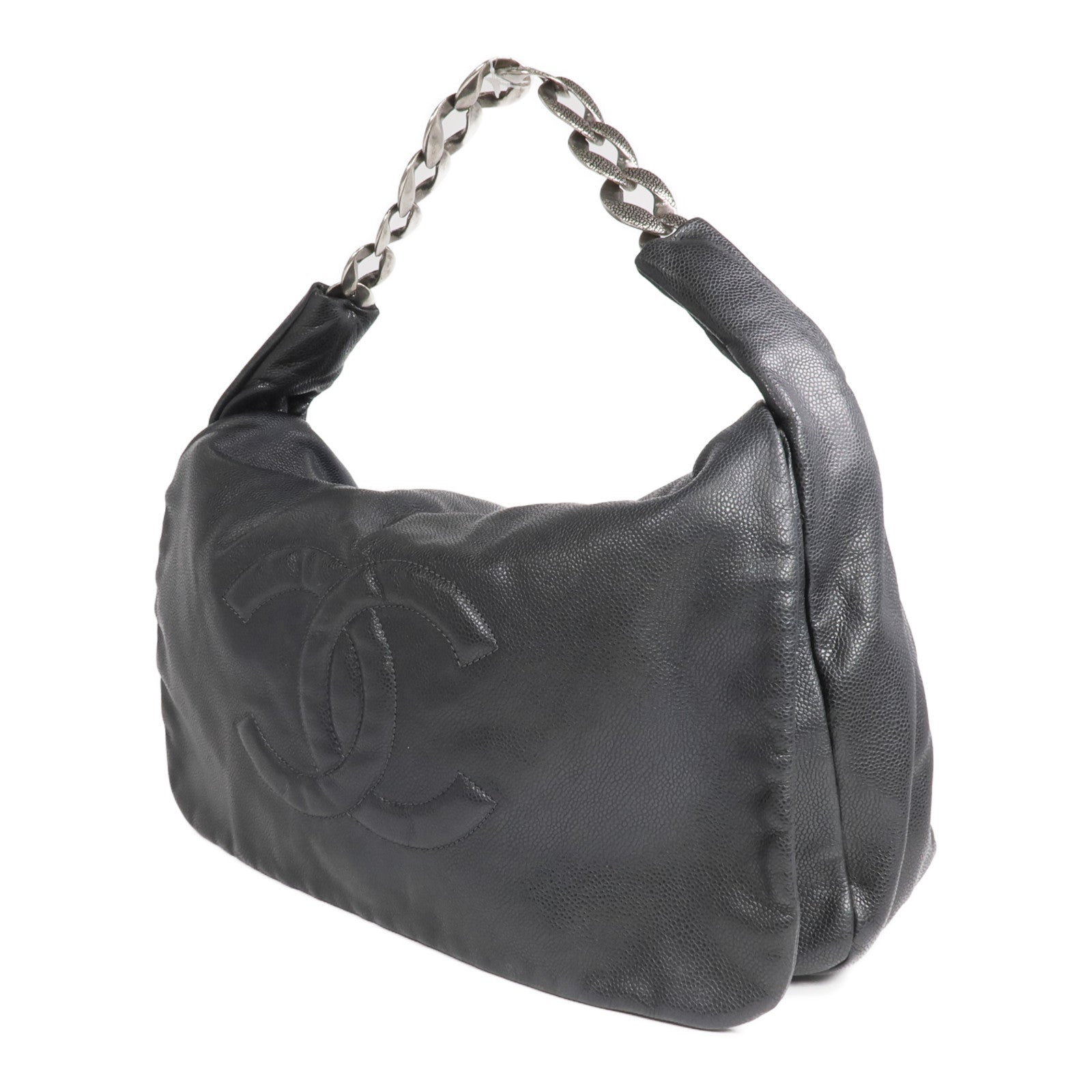 CHANEL 牛皮皮革Chain Shoulder鏈帶肩背袋
