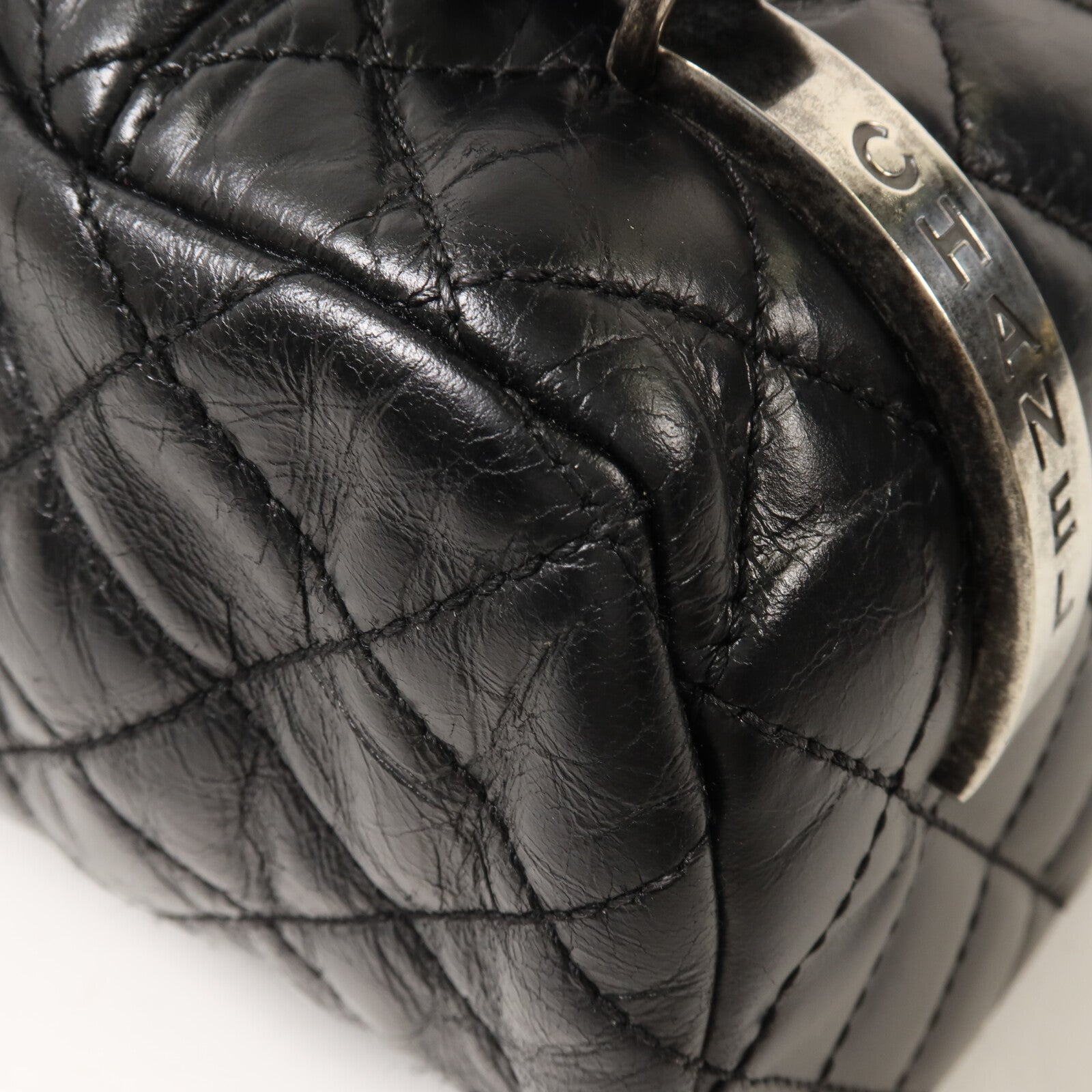CHANEL 牛皮皮革Mountain Backpack Small鏈帶背包