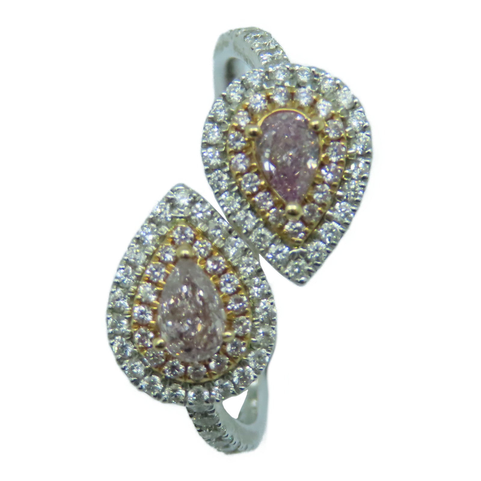 JEWELRY 【激減優惠】18K白金Diamond Ring 0.38ct鑽石戒指US#9