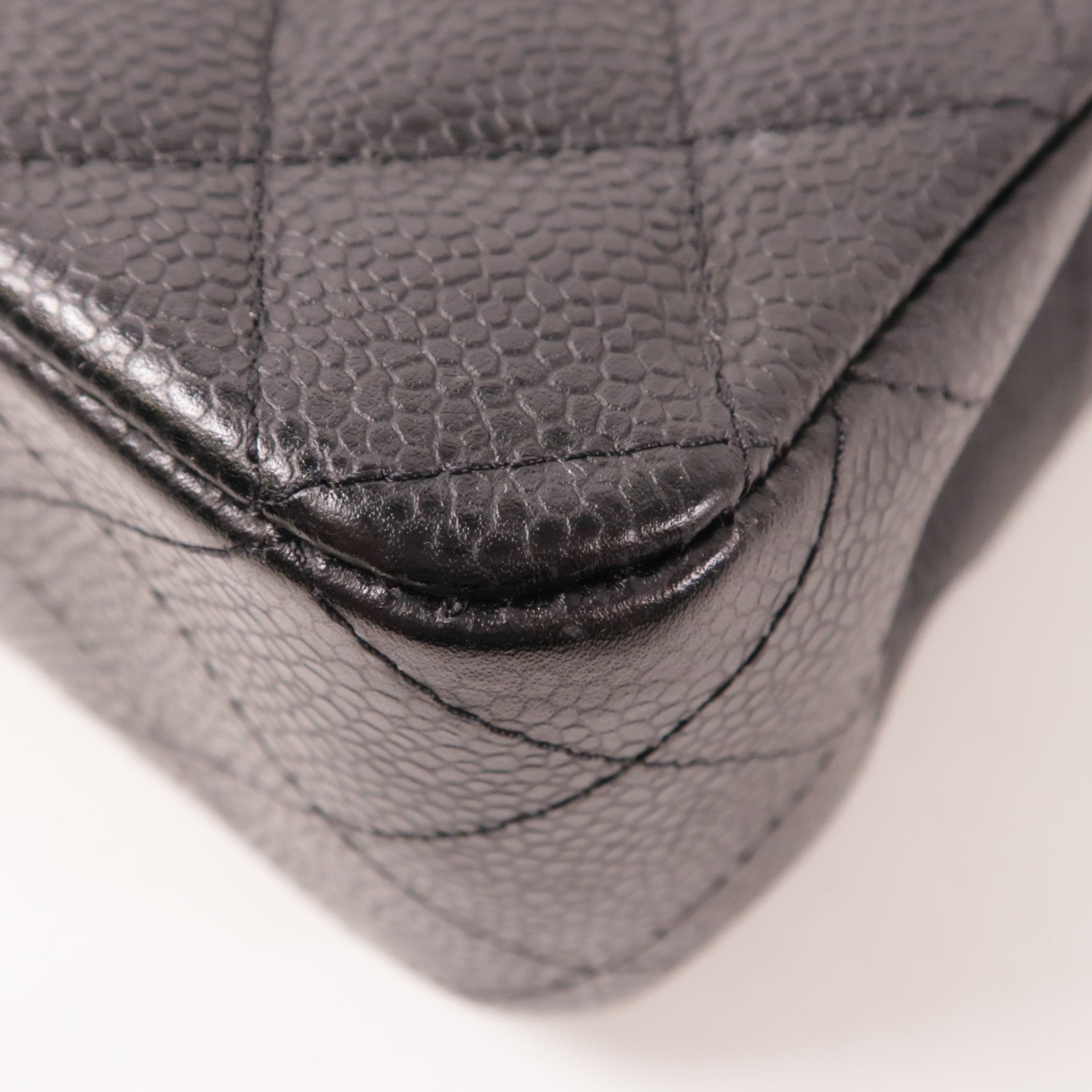 CHANEL 牛皮皮革Classic 25銀扣鏈帶肩背袋