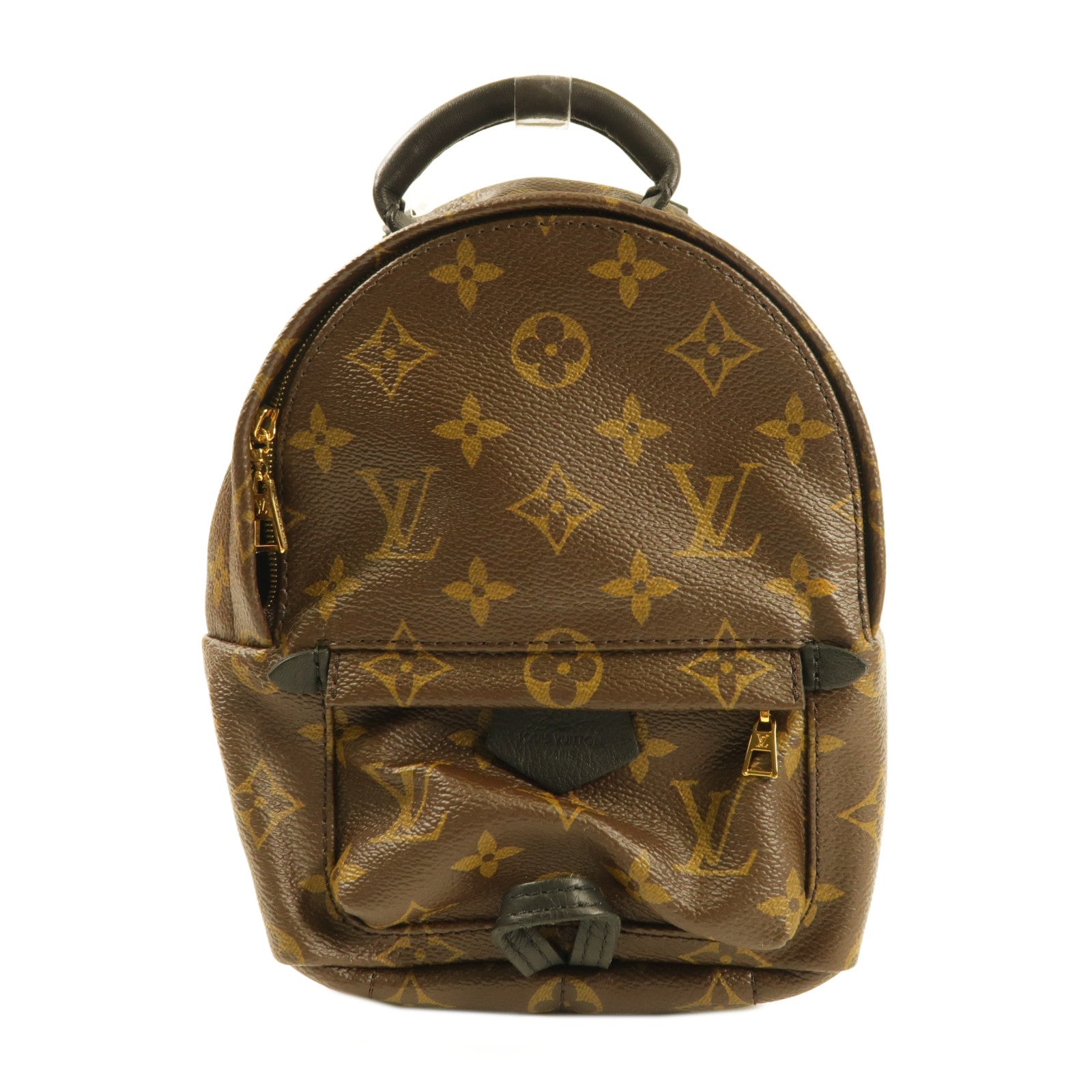 LOUIS VUITTON 【激減優惠】Monogram Mini Palm Springs金扣背包啡色