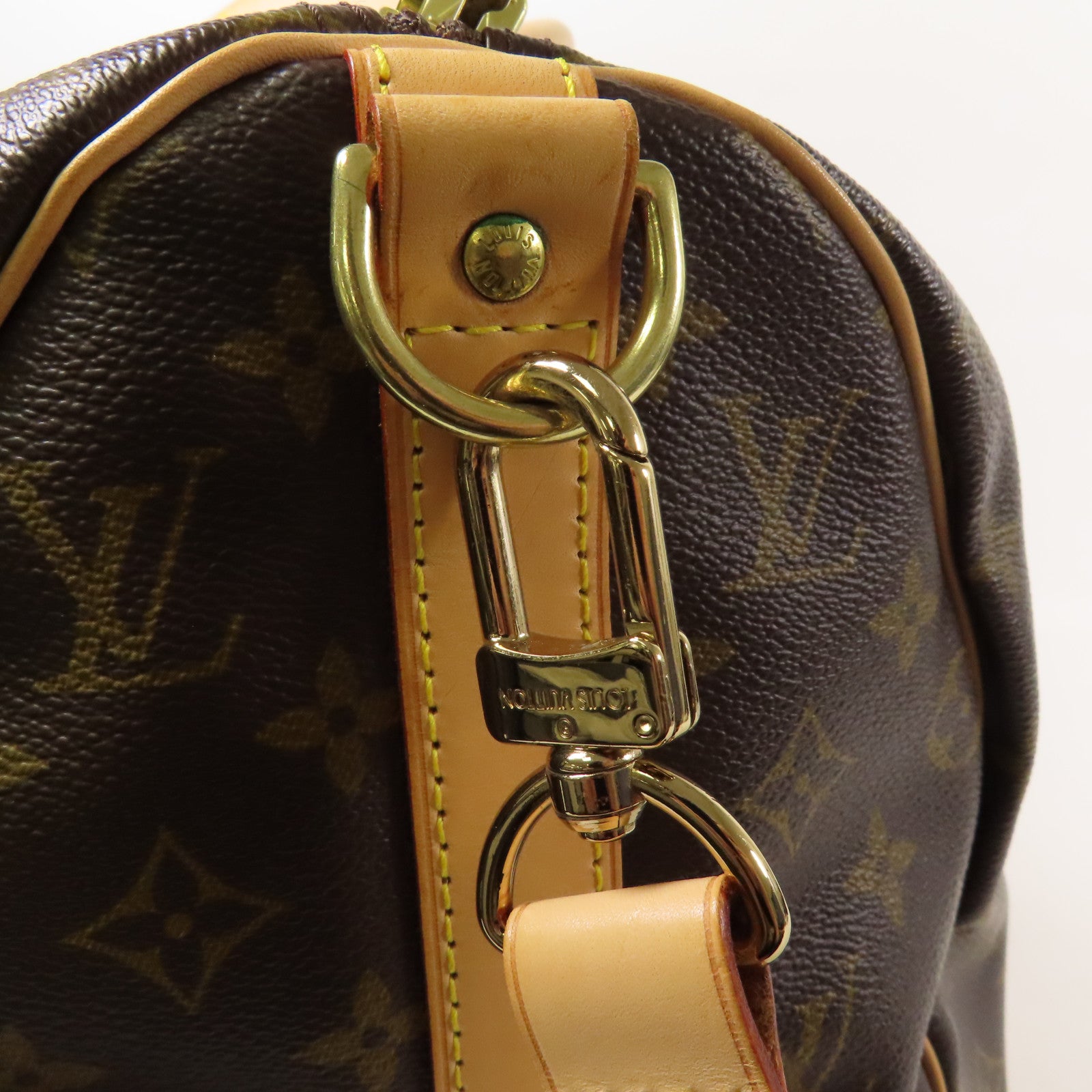 LOUIS VUITTON Monogram Keepall 45金扣手挽肩背兩用袋