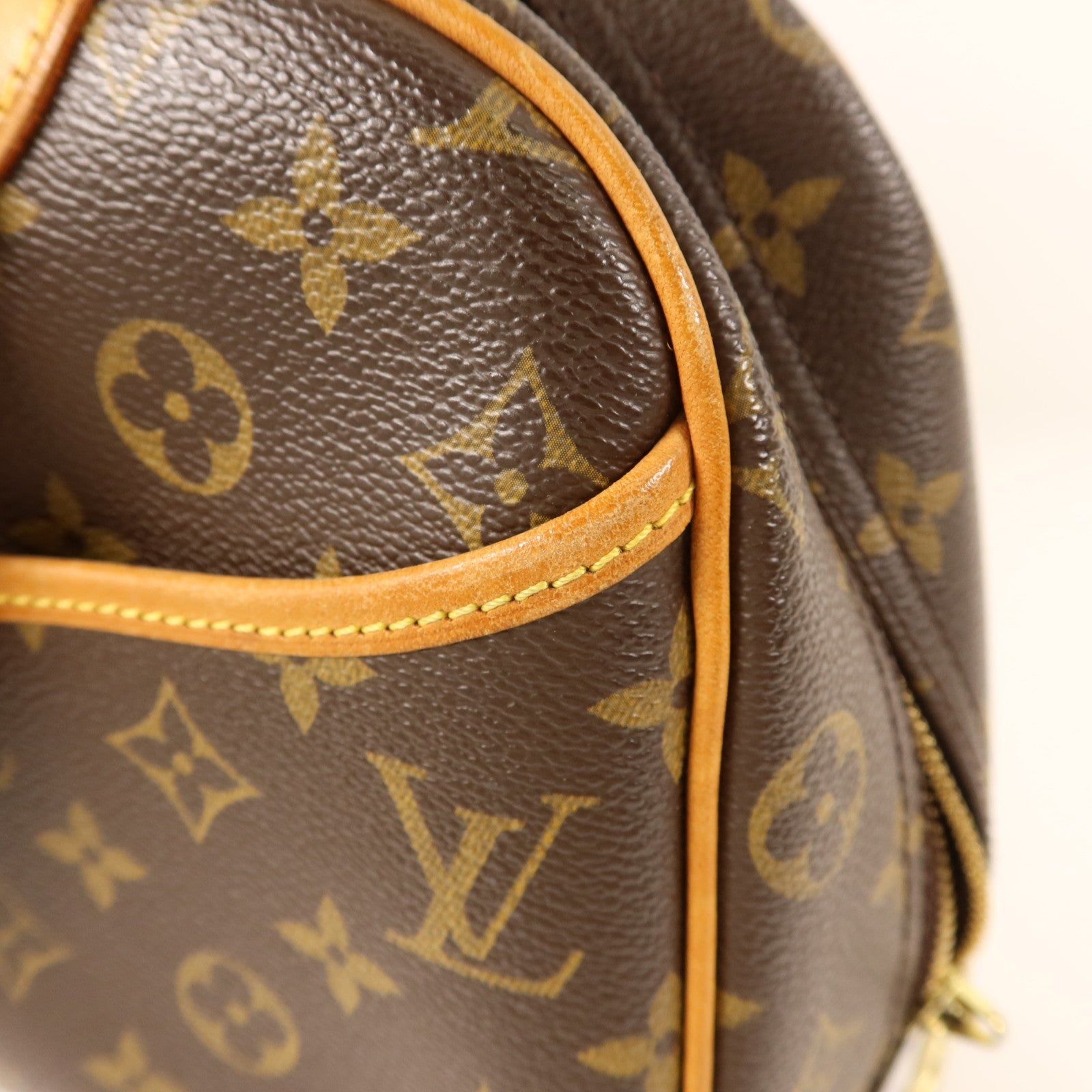 LOUIS VUITTON 【激減優惠】Monogram Trouville金扣手挽袋