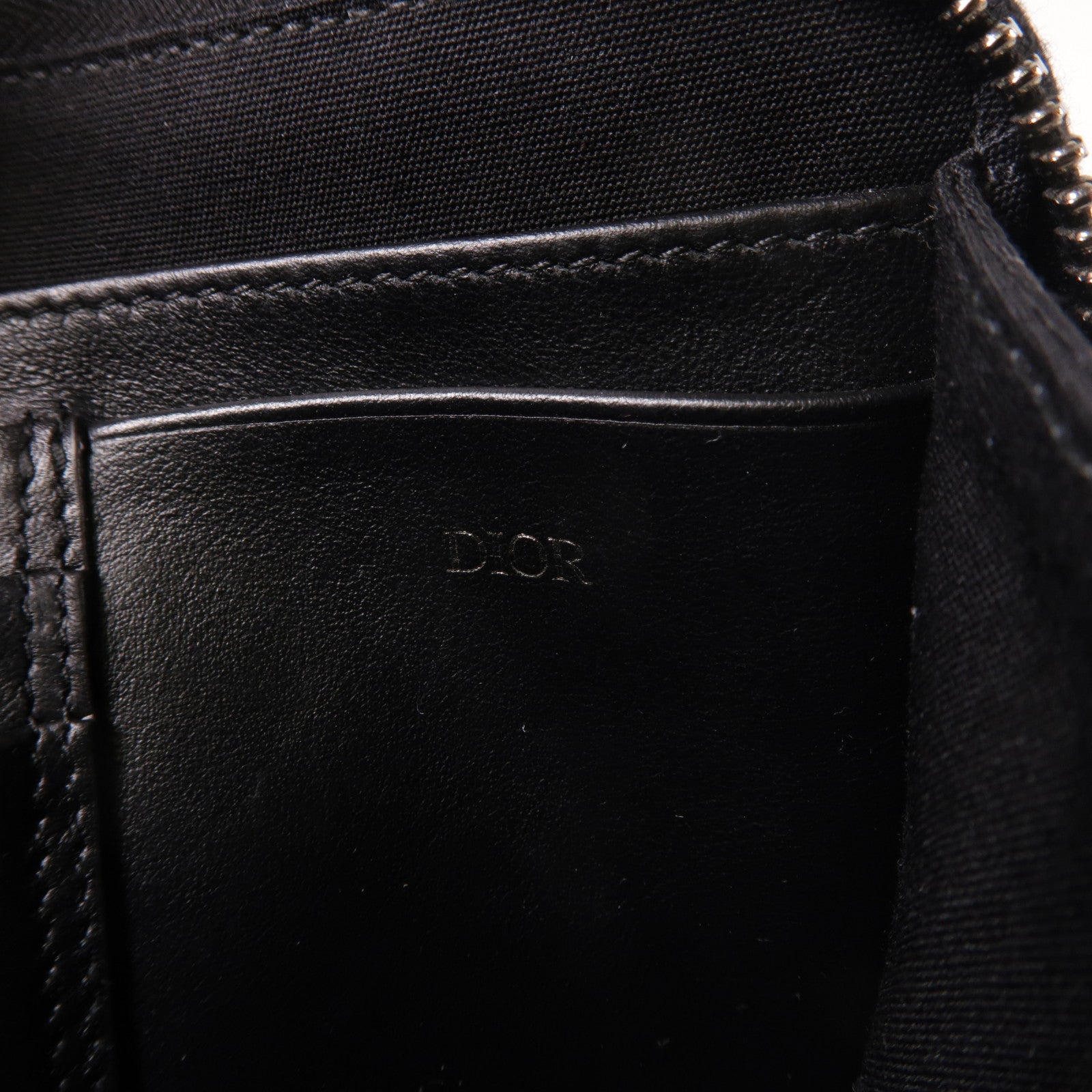 Dior 帆布Oblique Camera銀扣肩背袋藍色