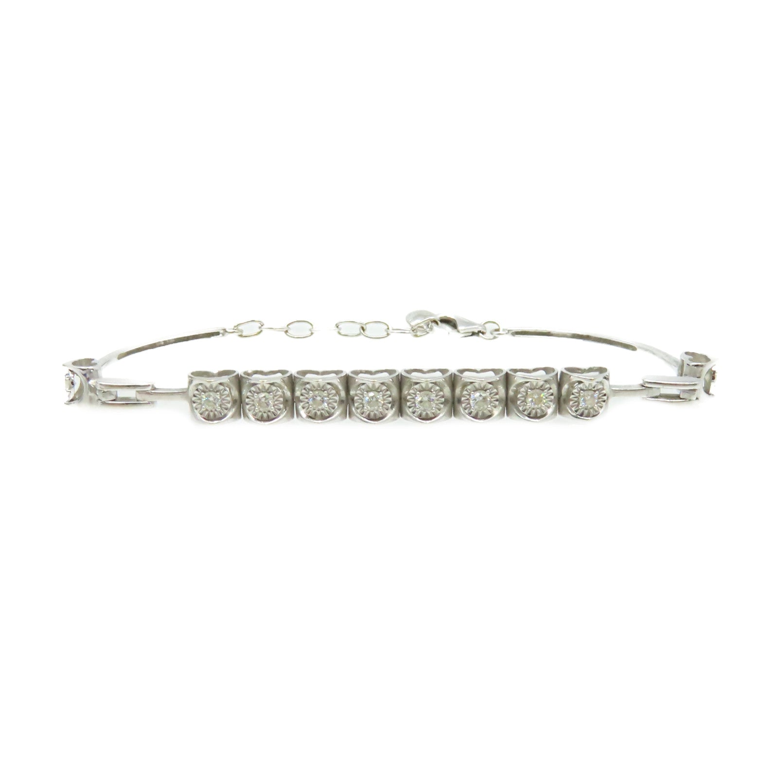 JEWELRY 【激減優惠】18K白金/0.302ct鑽石Diamond Bracelet手鏈