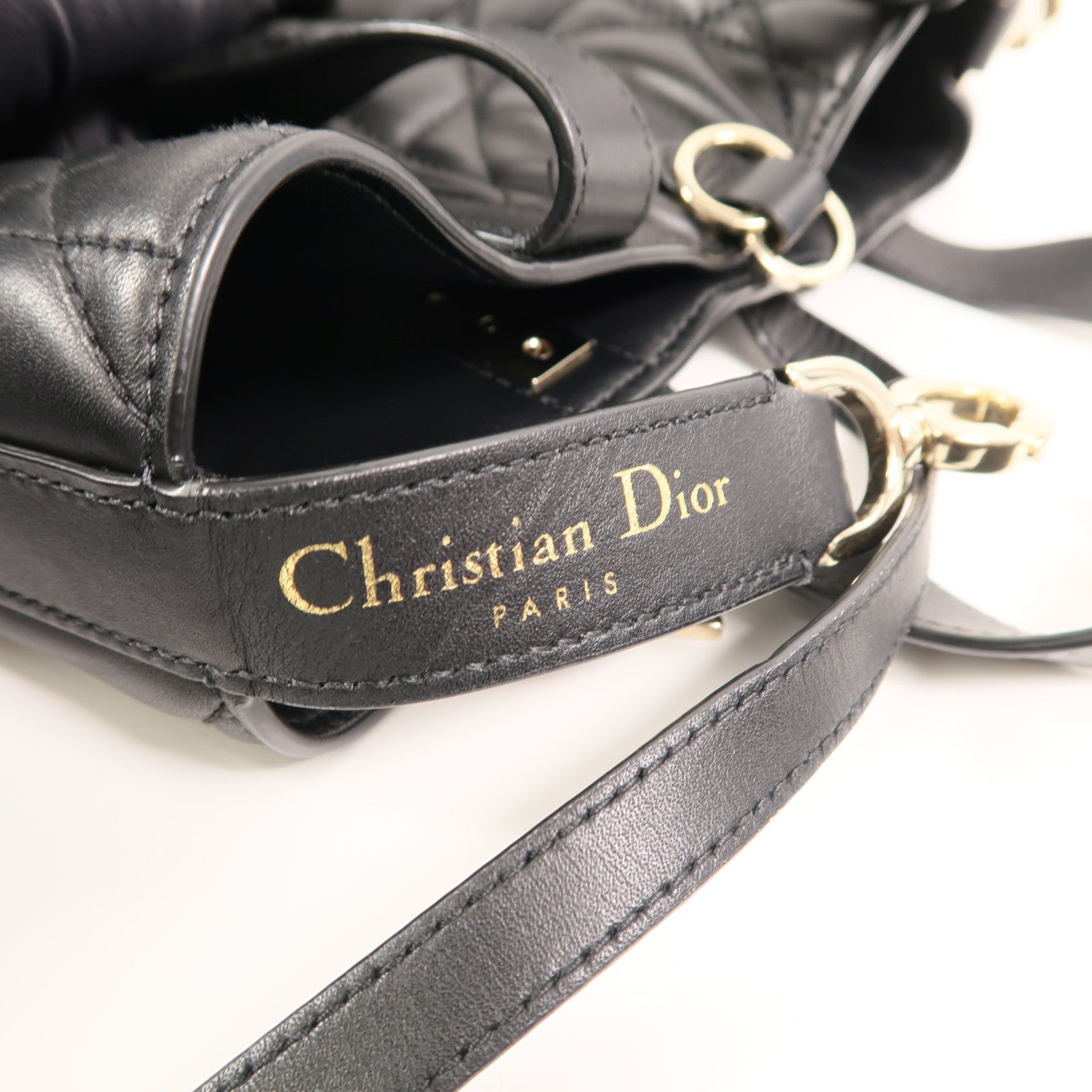 Dior 牛皮皮革Toujours Vertical Small手挽肩背兩用袋