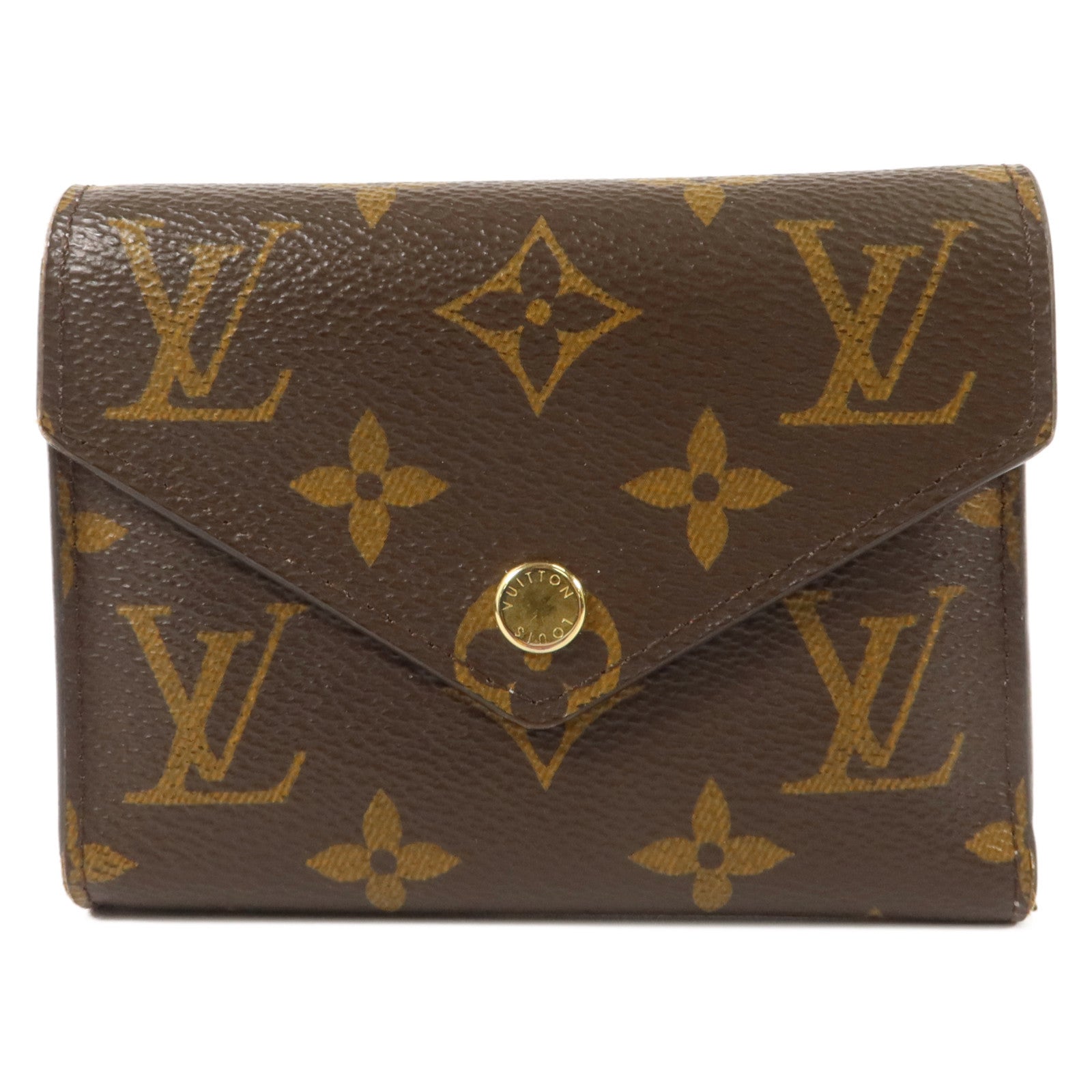 LOUIS VUITTON Monogram Victorine Wallet金扣錢包