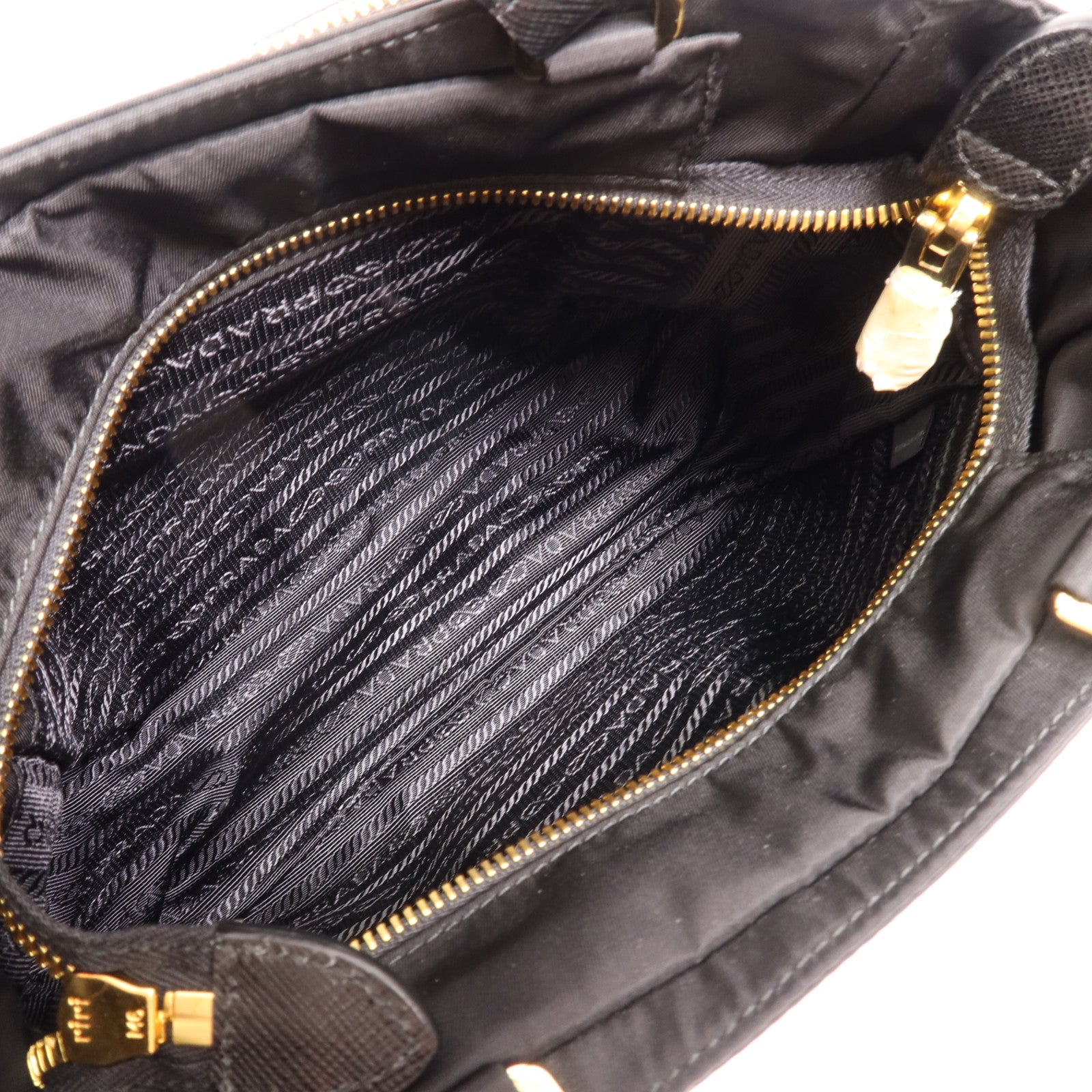 PRADA 尼龍2 Way Shoulder Bag金扣手挽肩背兩用袋