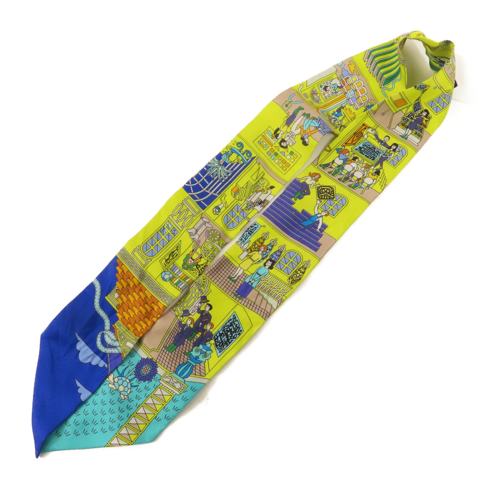 HERMES 絲質Twilly絲巾